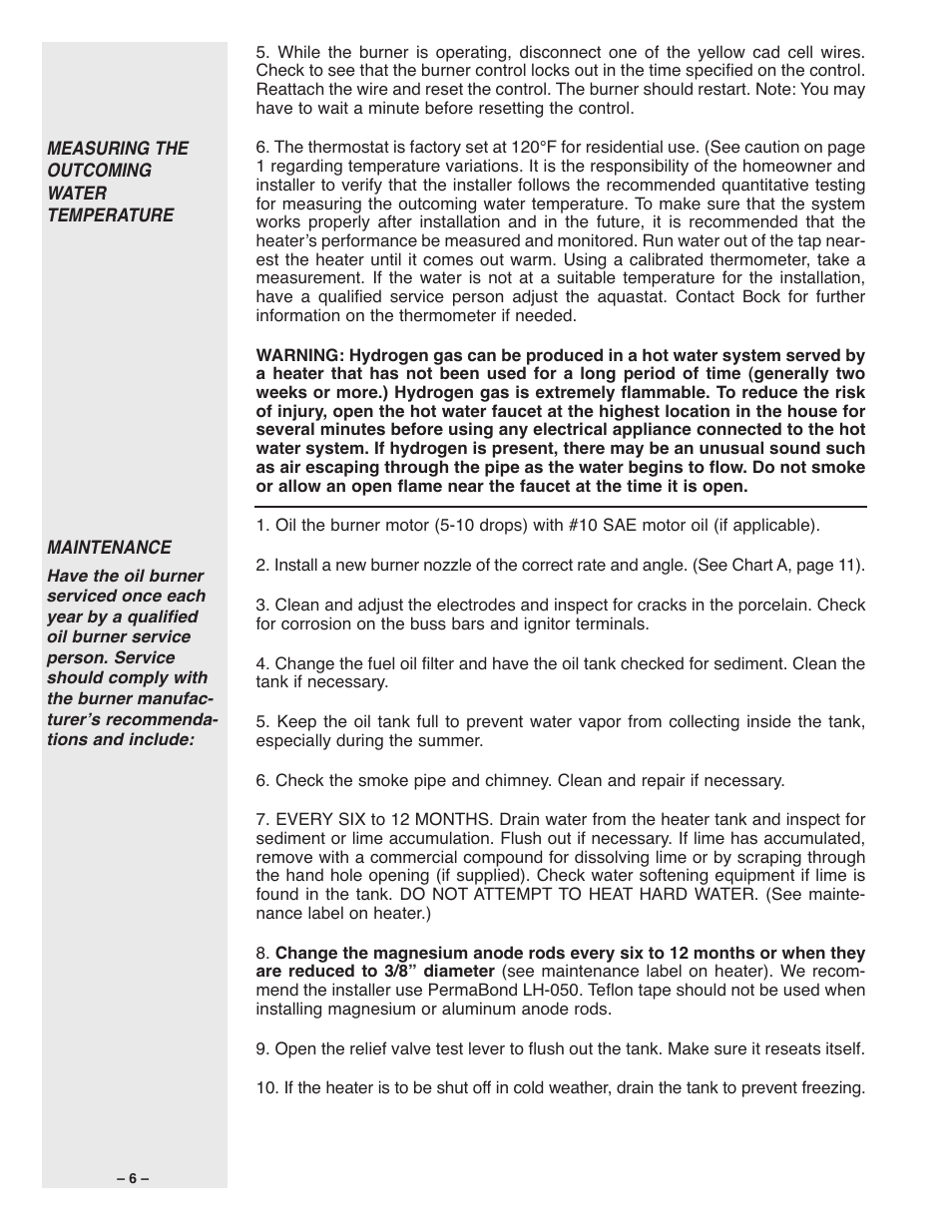 Bock Water heaters 32E User Manual | Page 6 / 12