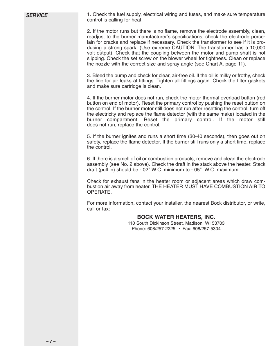 Bock Water heaters 32E User Manual | Page 7 / 12