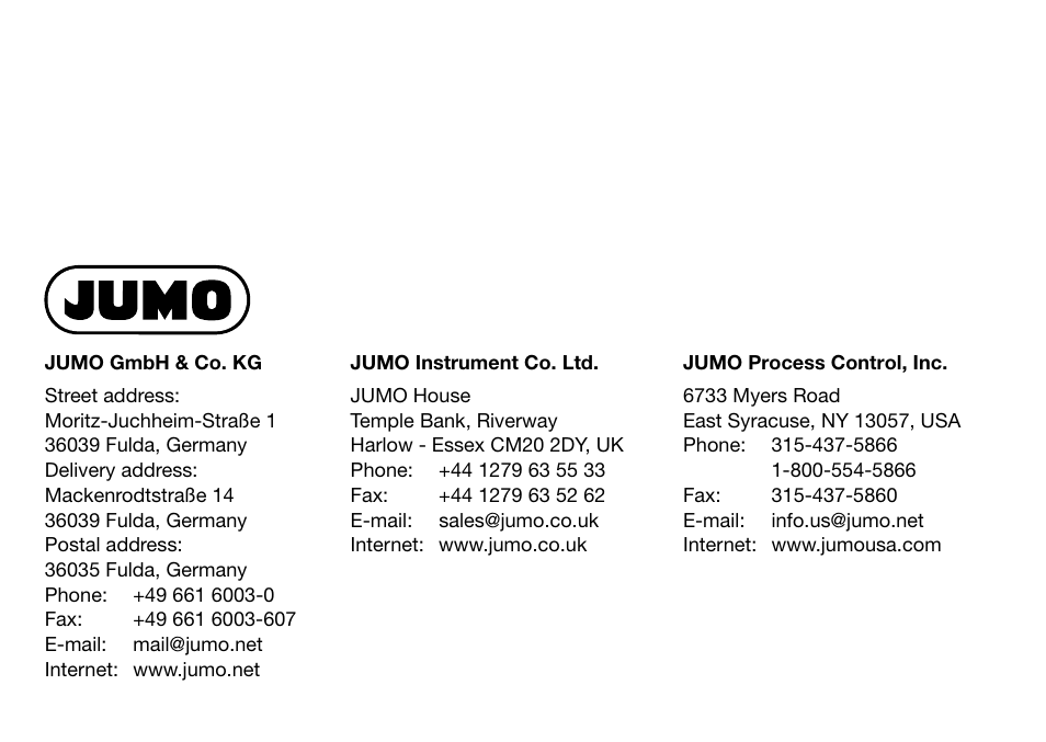 JUMO 14597 safetyM STB/STW Ex - Safety Temperature Limiter and Safety Temperature Monitor Operating Manual User Manual | Page 144 / 144