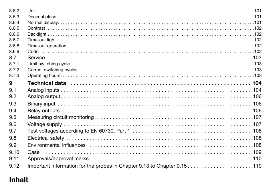 Inhalt | JUMO 14597 safetyM STB/STW Ex - Safety Temperature Limiter and Safety Temperature Monitor Operating Manual User Manual | Page 8 / 144