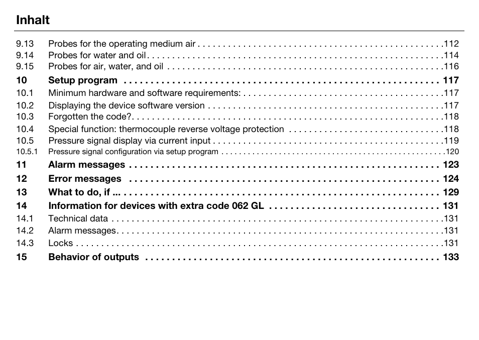 Inhalt | JUMO 14597 safetyM STB/STW Ex - Safety Temperature Limiter and Safety Temperature Monitor Operating Manual User Manual | Page 9 / 144