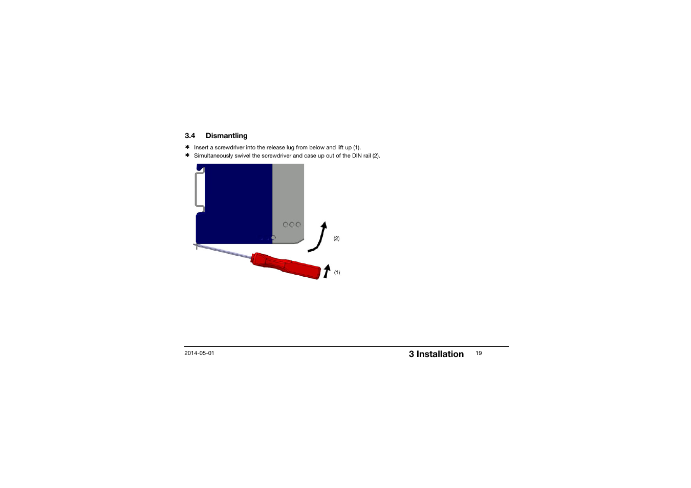4 dismantling, Dismantling | JUMO 701150 14597 safetyM STB/STW - Safety Temperature Limiter and Safety Temperature Monitor Operating Manual User Manual | Page 19 / 116
