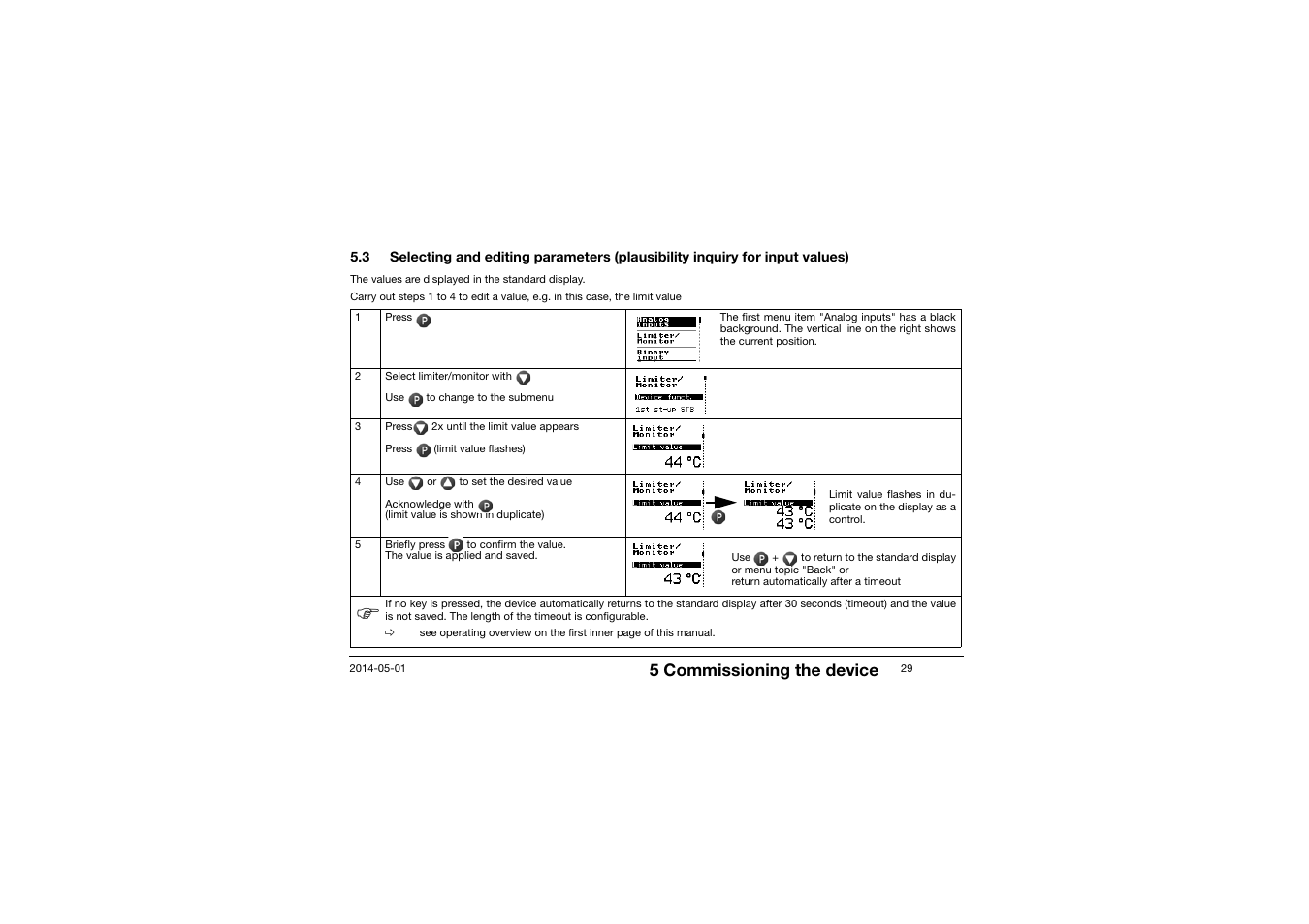 5 commissioning the device | JUMO 701150 14597 safetyM STB/STW - Safety Temperature Limiter and Safety Temperature Monitor Operating Manual User Manual | Page 29 / 116