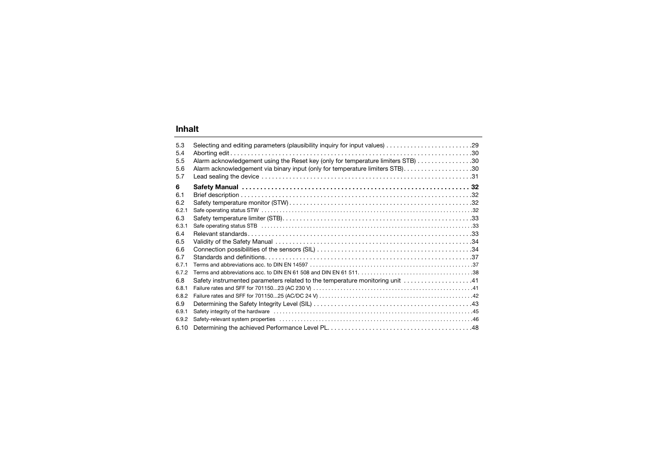 JUMO 701150 14597 safetyM STB/STW - Safety Temperature Limiter and Safety Temperature Monitor Operating Manual User Manual | Page 4 / 116