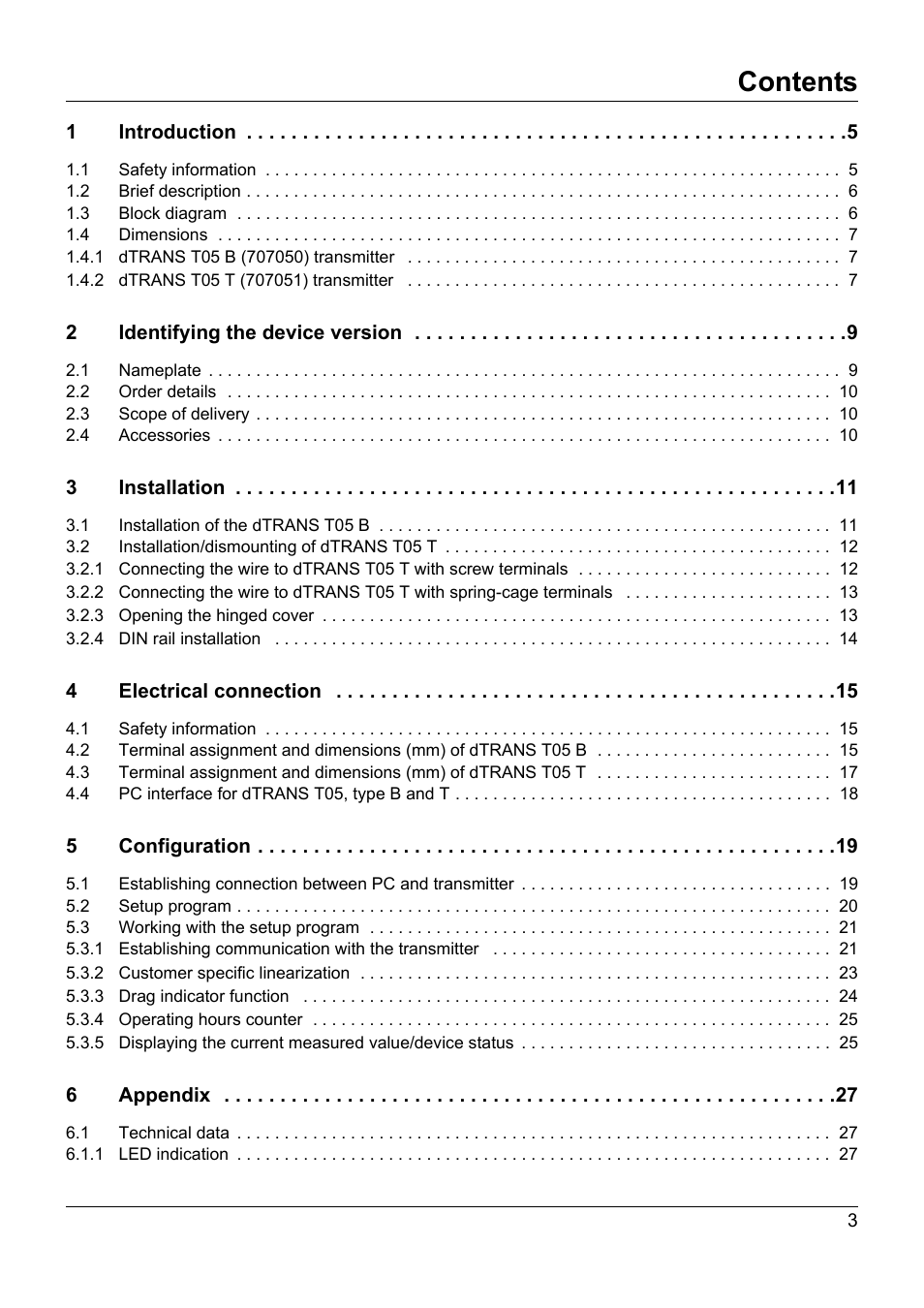 JUMO 707050 dTRANS T05 - Programmable 2-Wire Transmitter Operating Manual User Manual | Page 41 / 112