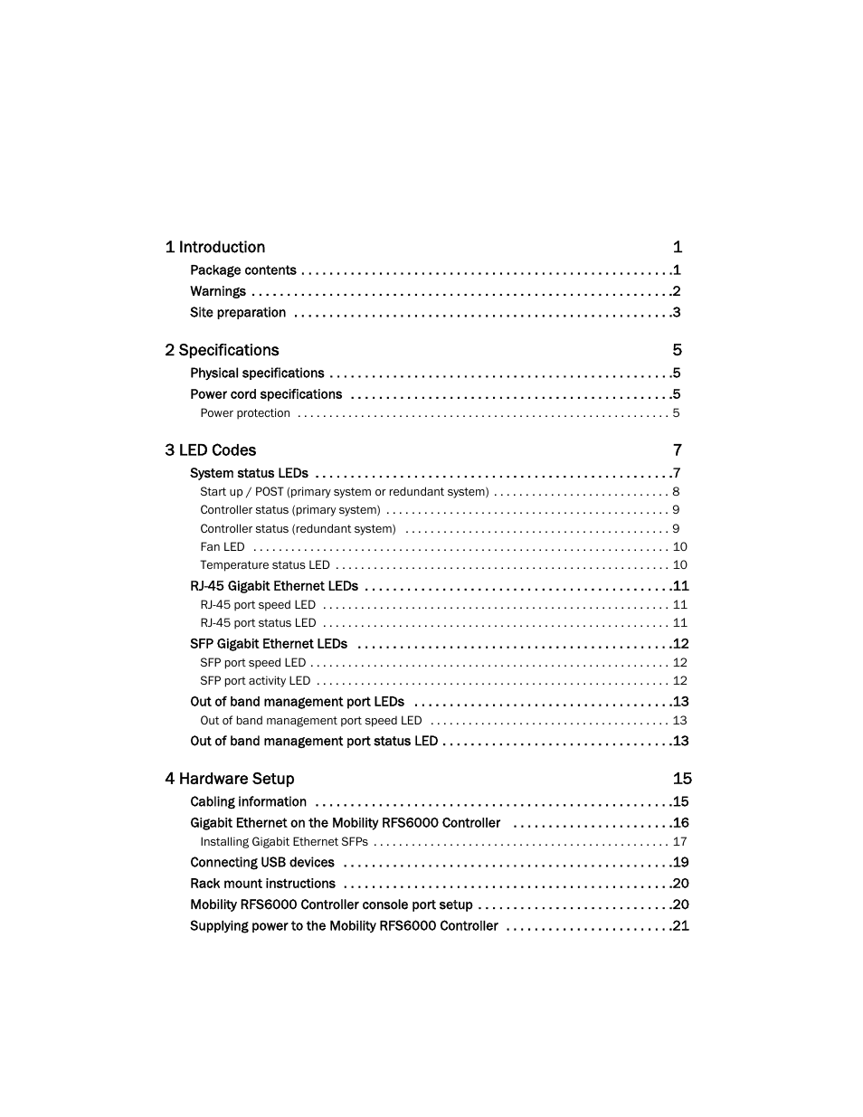 Brocade Mobility RFS6000 Controller Installation Guide User Manual | Page 3 / 36