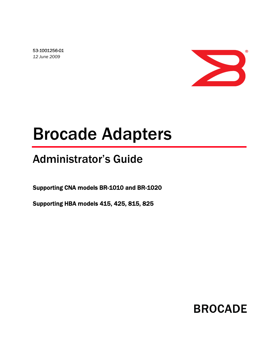 Brocade Communications Systems CNA User Manual | 228 pages