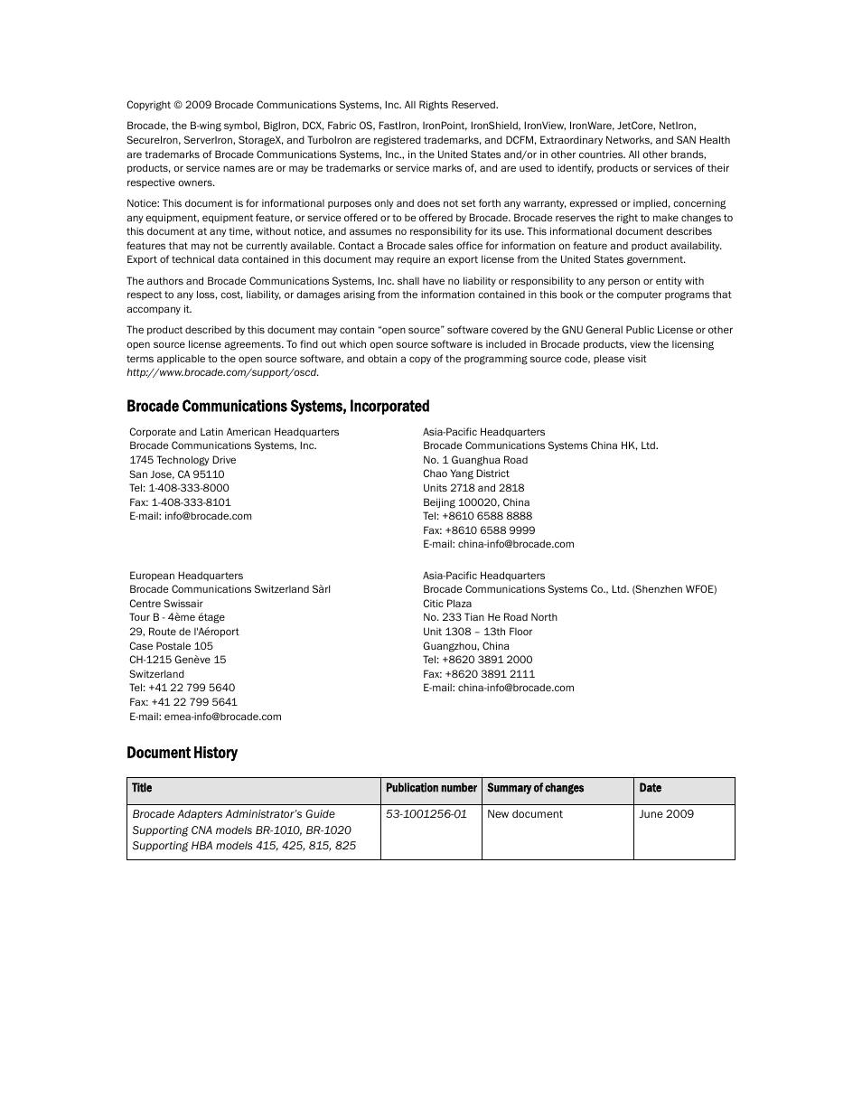 Brocade Communications Systems CNA User Manual | Page 2 / 228