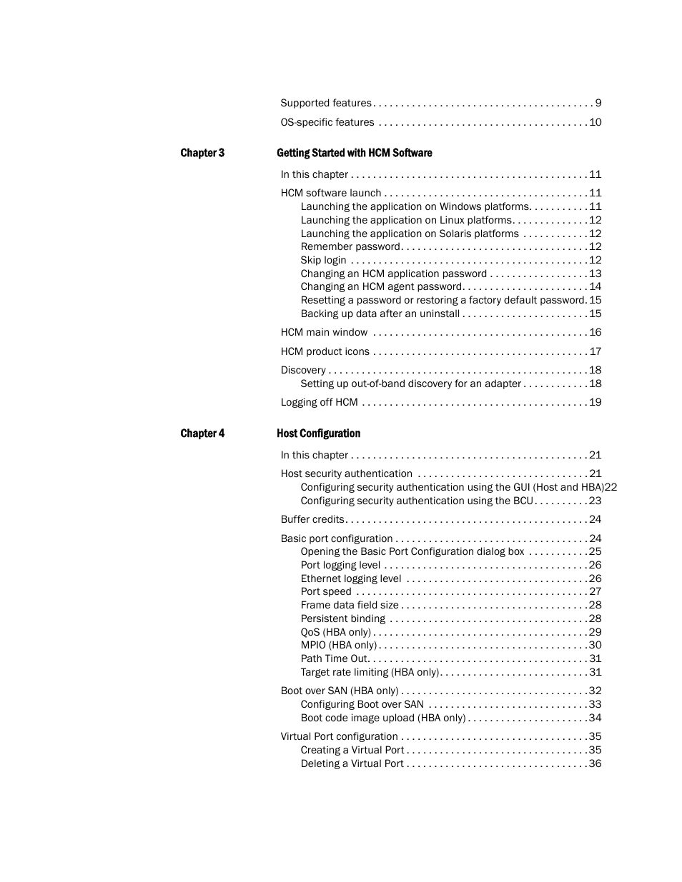 Brocade Communications Systems CNA User Manual | Page 4 / 228