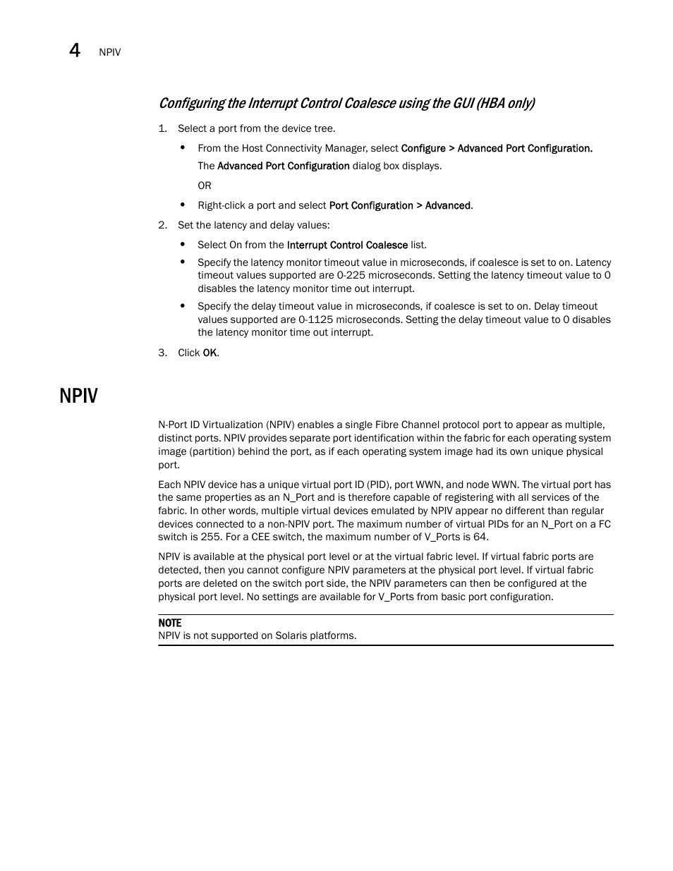 Npiv | Brocade Communications Systems CNA User Manual | Page 58 / 228