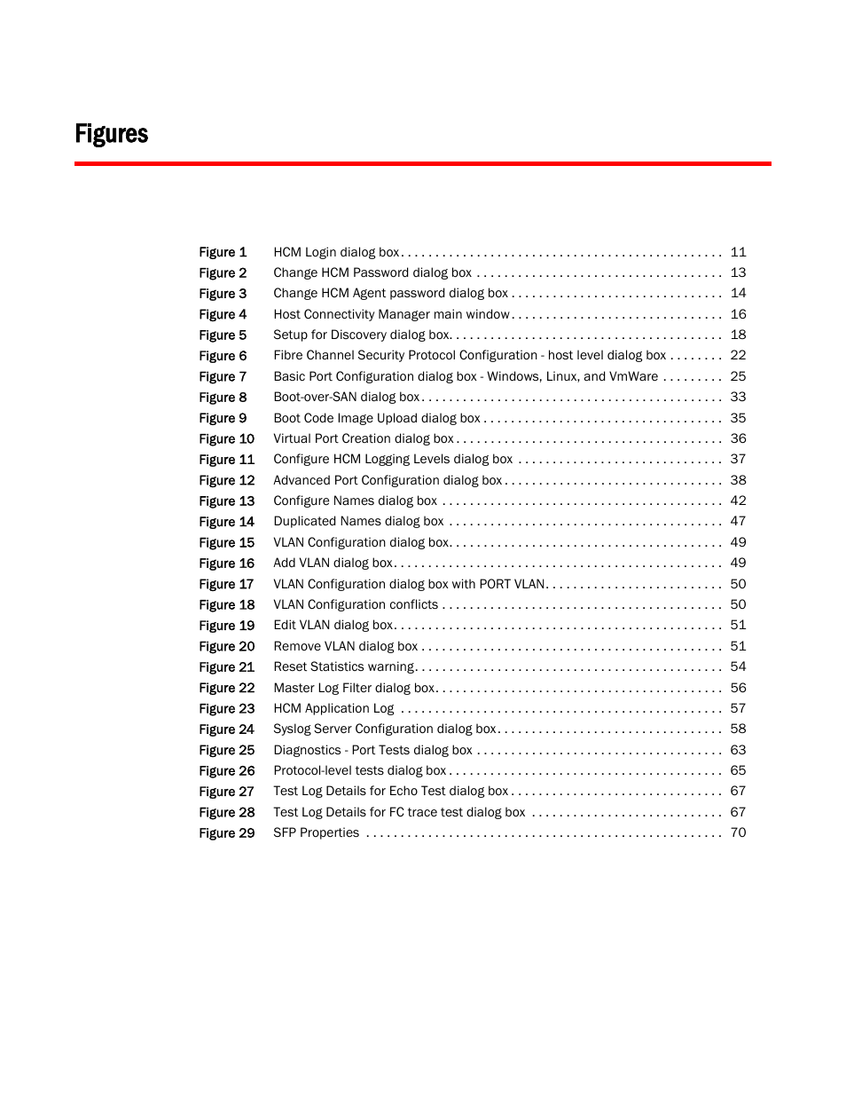 Figures | Brocade Communications Systems CNA User Manual | Page 9 / 228