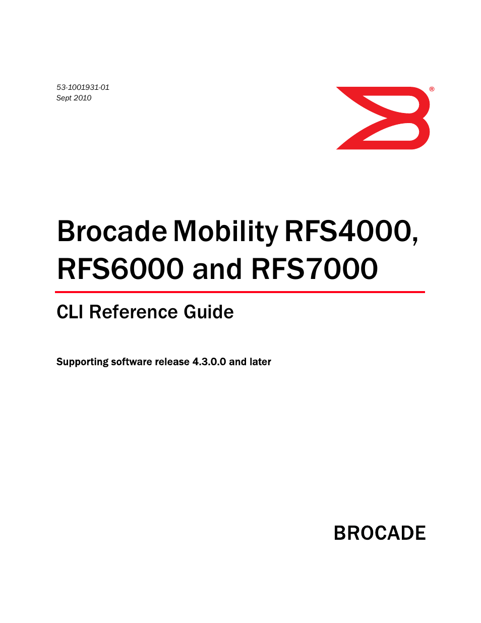 Brocade Communications Systems RFS6000 User Manual | 839 pages