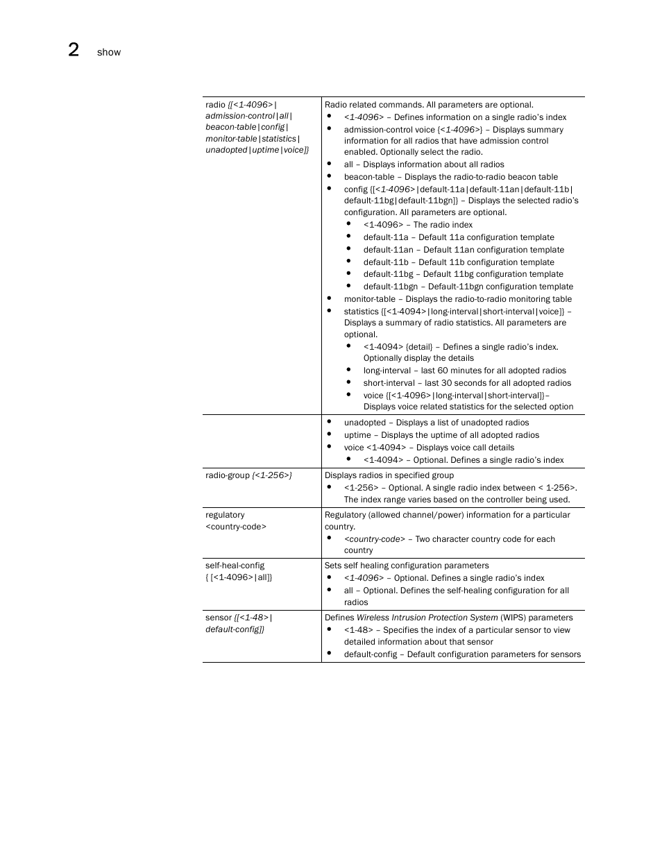 Brocade Communications Systems RFS6000 User Manual | Page 116 / 839