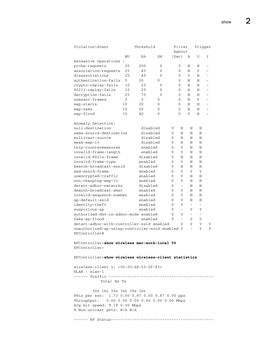 Brocade Communications Systems RFS6000 User Manual | Page 121 / 839