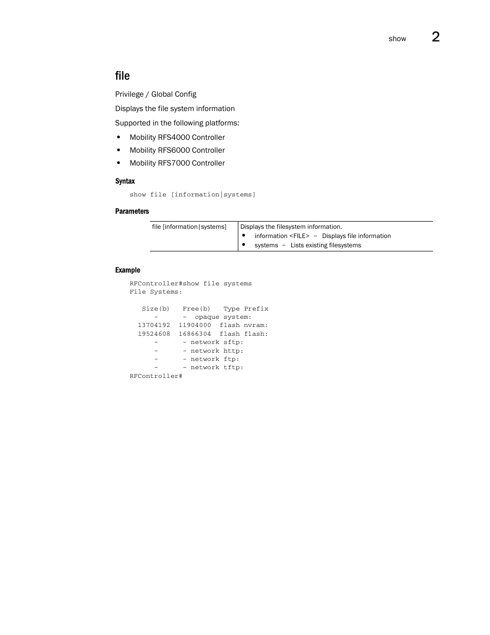 File | Brocade Communications Systems RFS6000 User Manual | Page 135 / 839