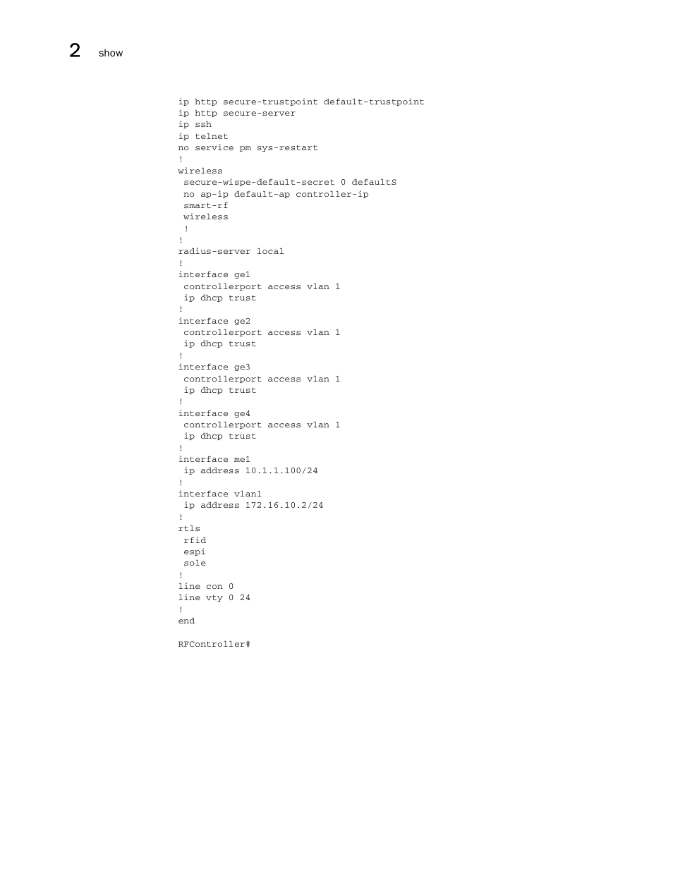Brocade Communications Systems RFS6000 User Manual | Page 144 / 839