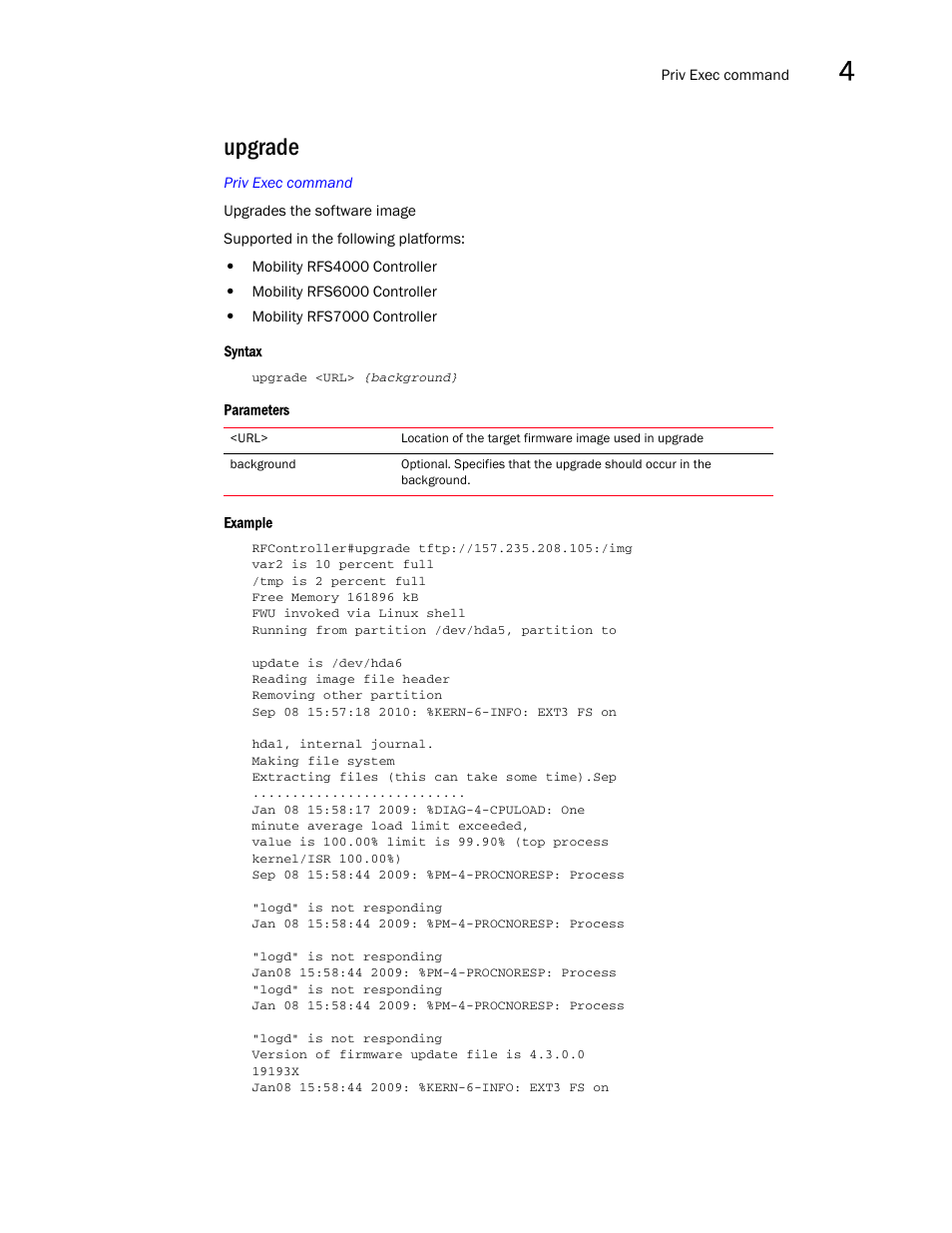 Upgrade | Brocade Communications Systems RFS6000 User Manual | Page 213 / 839