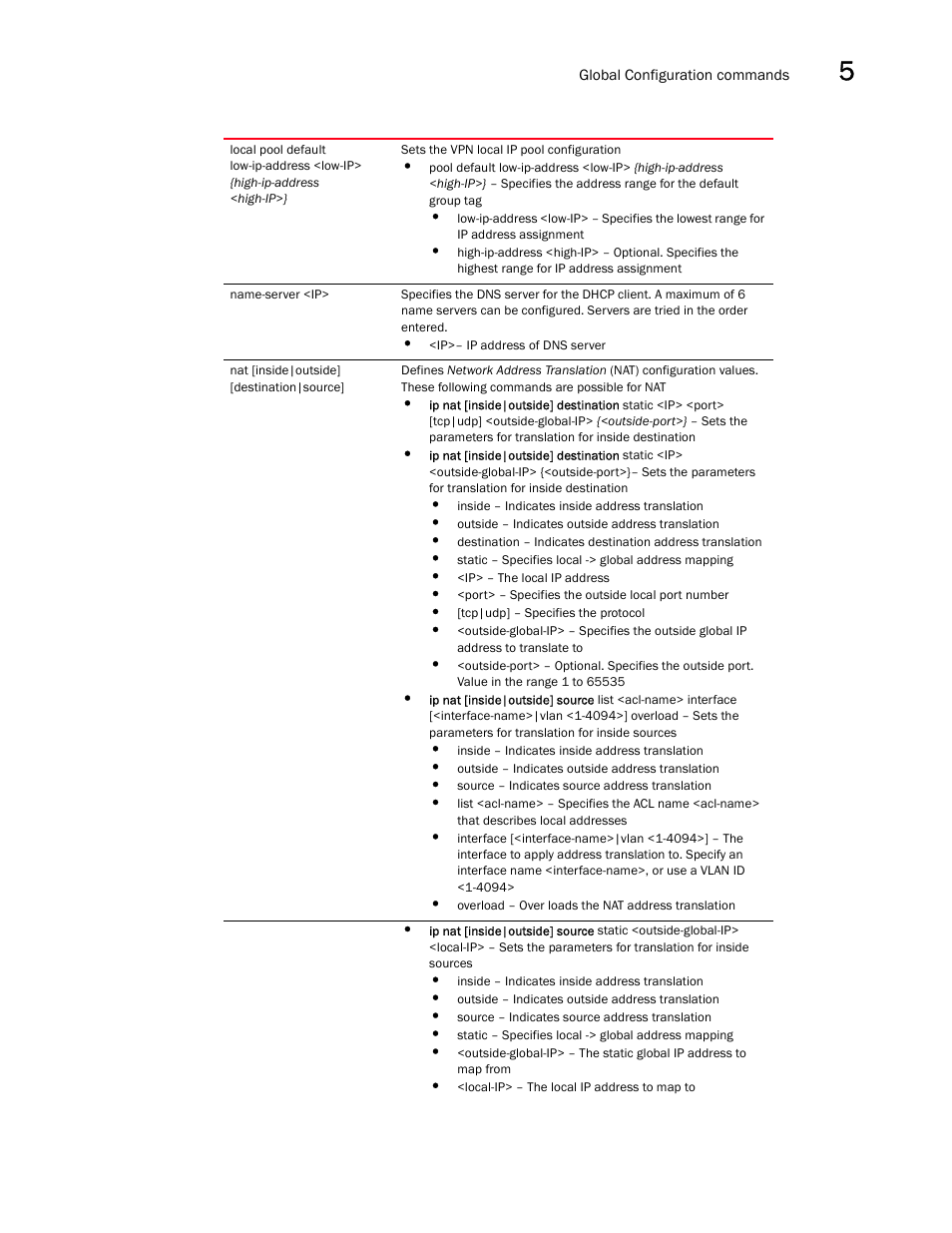 Brocade Communications Systems RFS6000 User Manual | Page 257 / 839