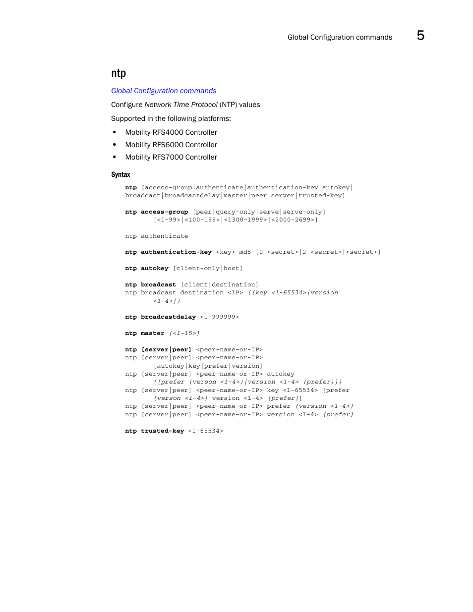 Brocade Communications Systems RFS6000 User Manual | Page 271 / 839