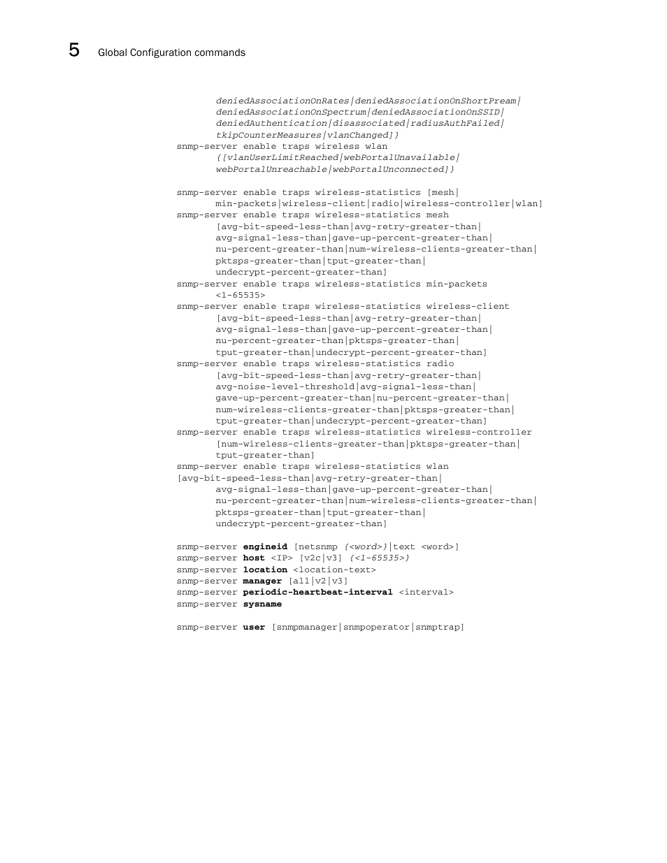 Brocade Communications Systems RFS6000 User Manual | Page 294 / 839