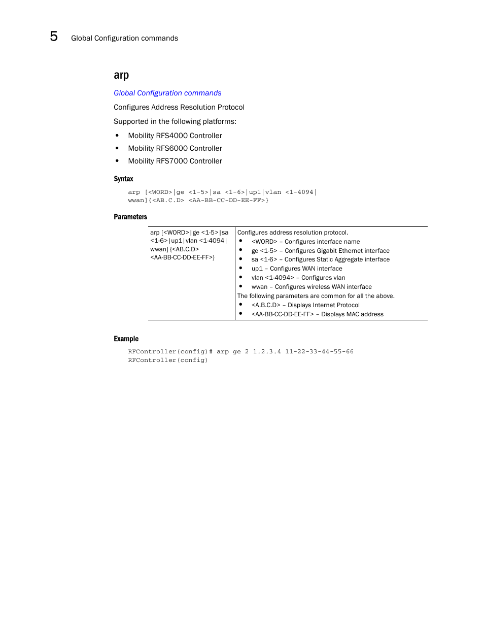 Brocade Communications Systems RFS6000 User Manual | Page 324 / 839