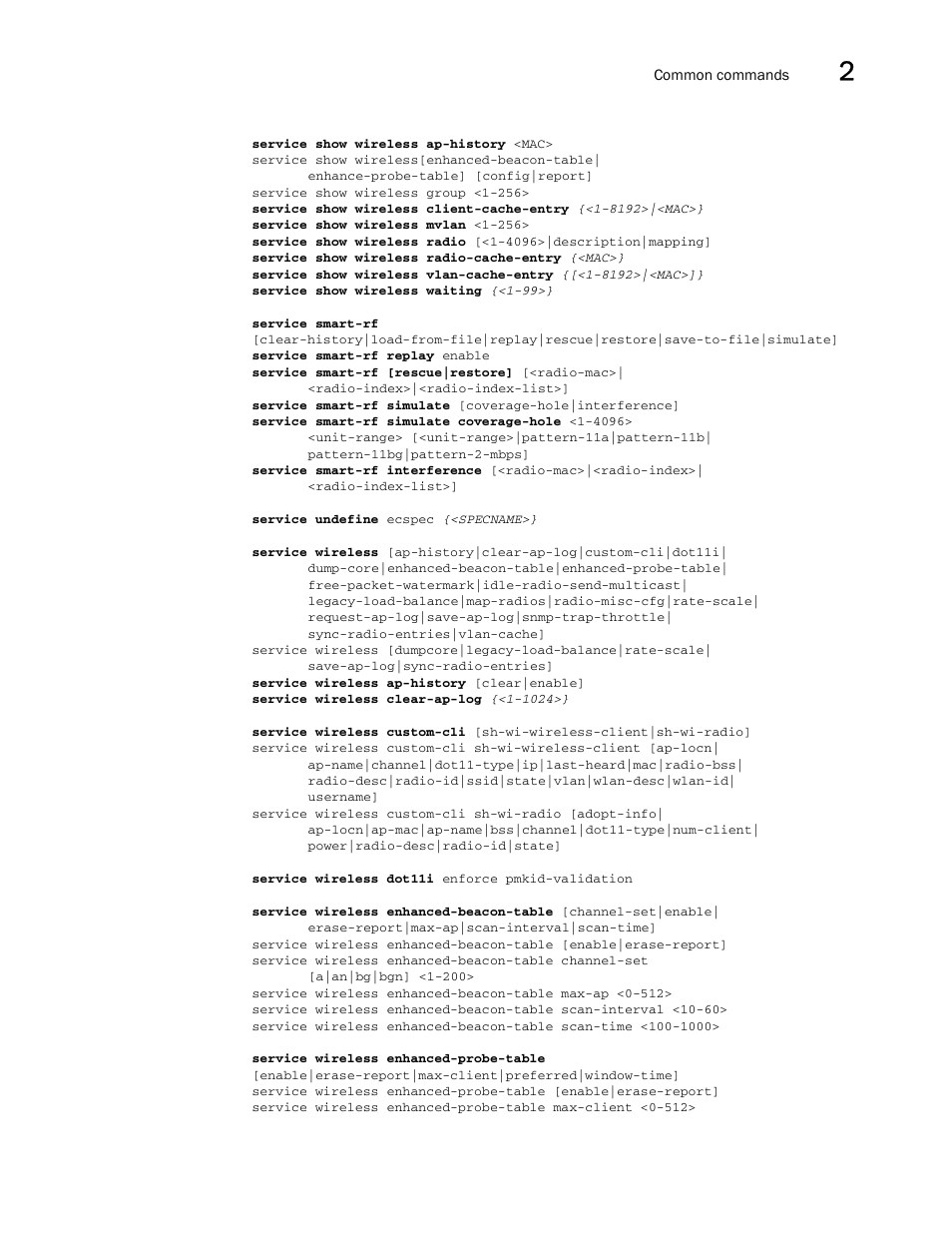 Brocade Communications Systems RFS6000 User Manual | Page 45 / 839