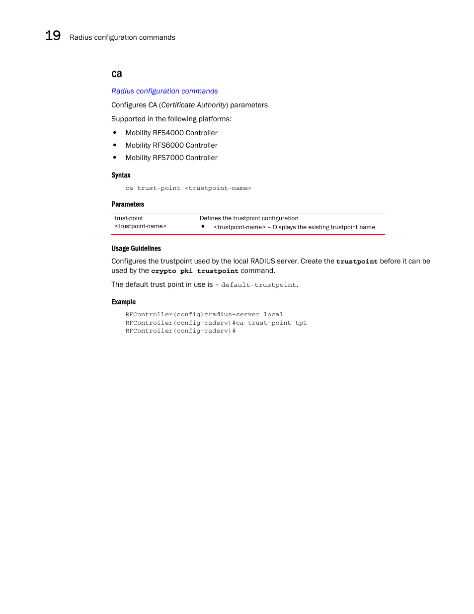 Brocade Communications Systems RFS6000 User Manual | Page 560 / 839