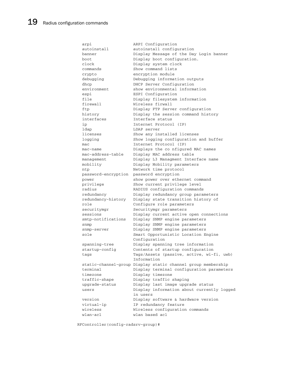 Brocade Communications Systems RFS6000 User Manual | Page 572 / 839