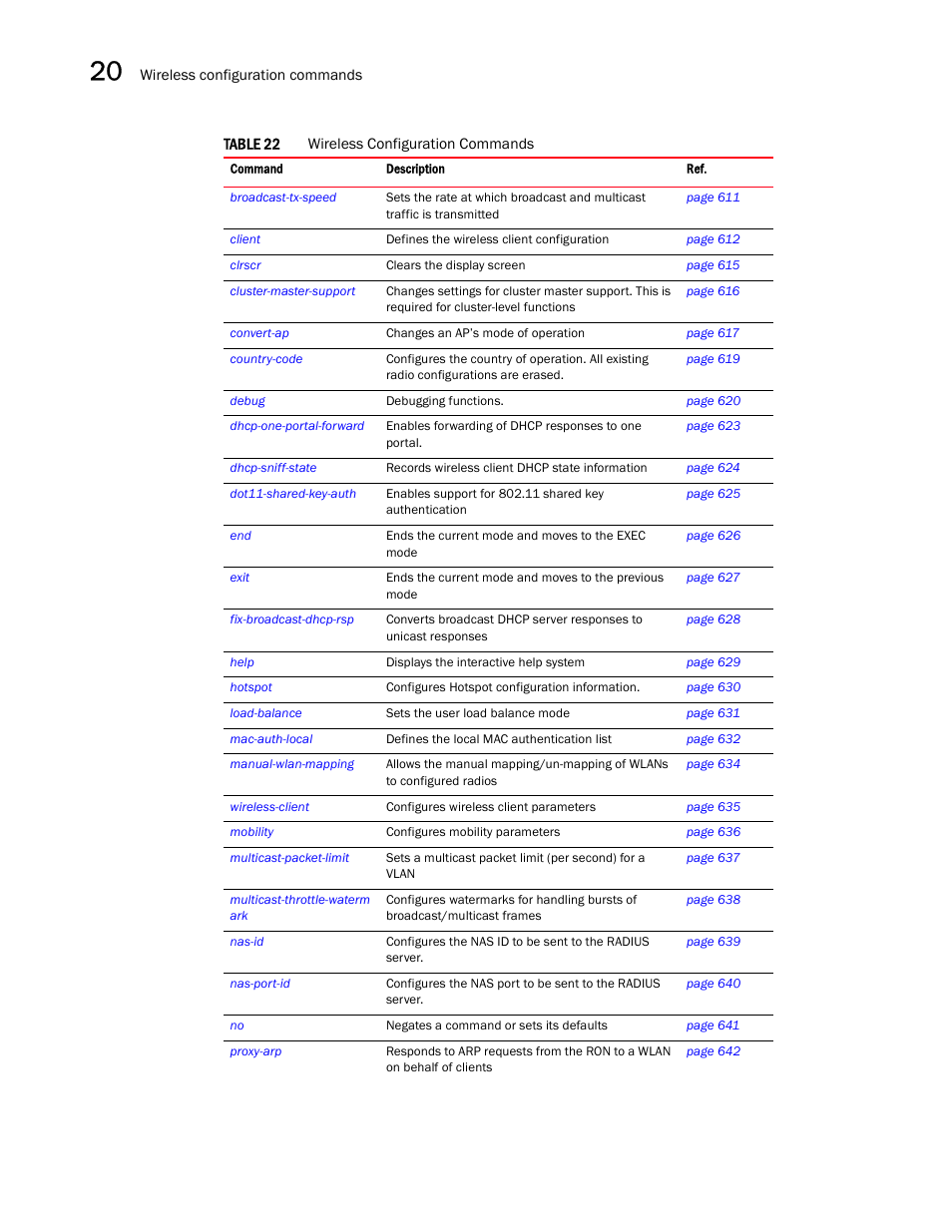 Brocade Communications Systems RFS6000 User Manual | Page 592 / 839