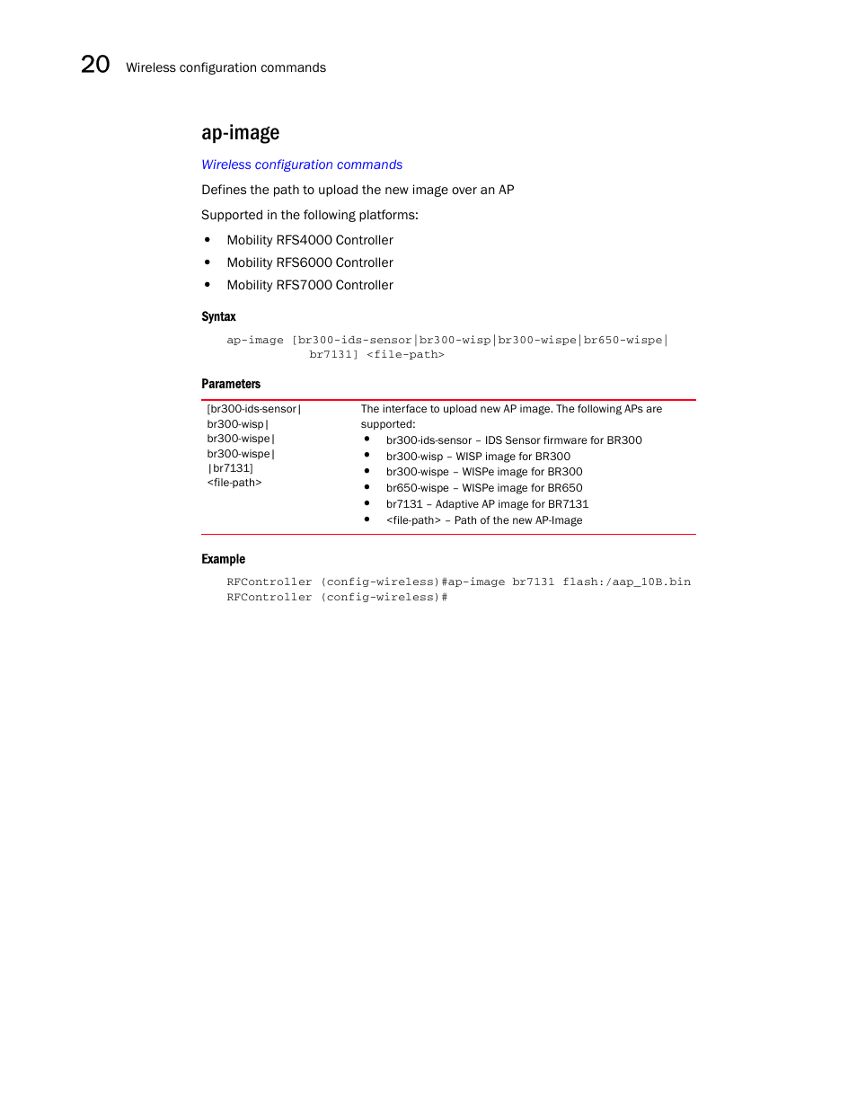 Ap-image | Brocade Communications Systems RFS6000 User Manual | Page 606 / 839