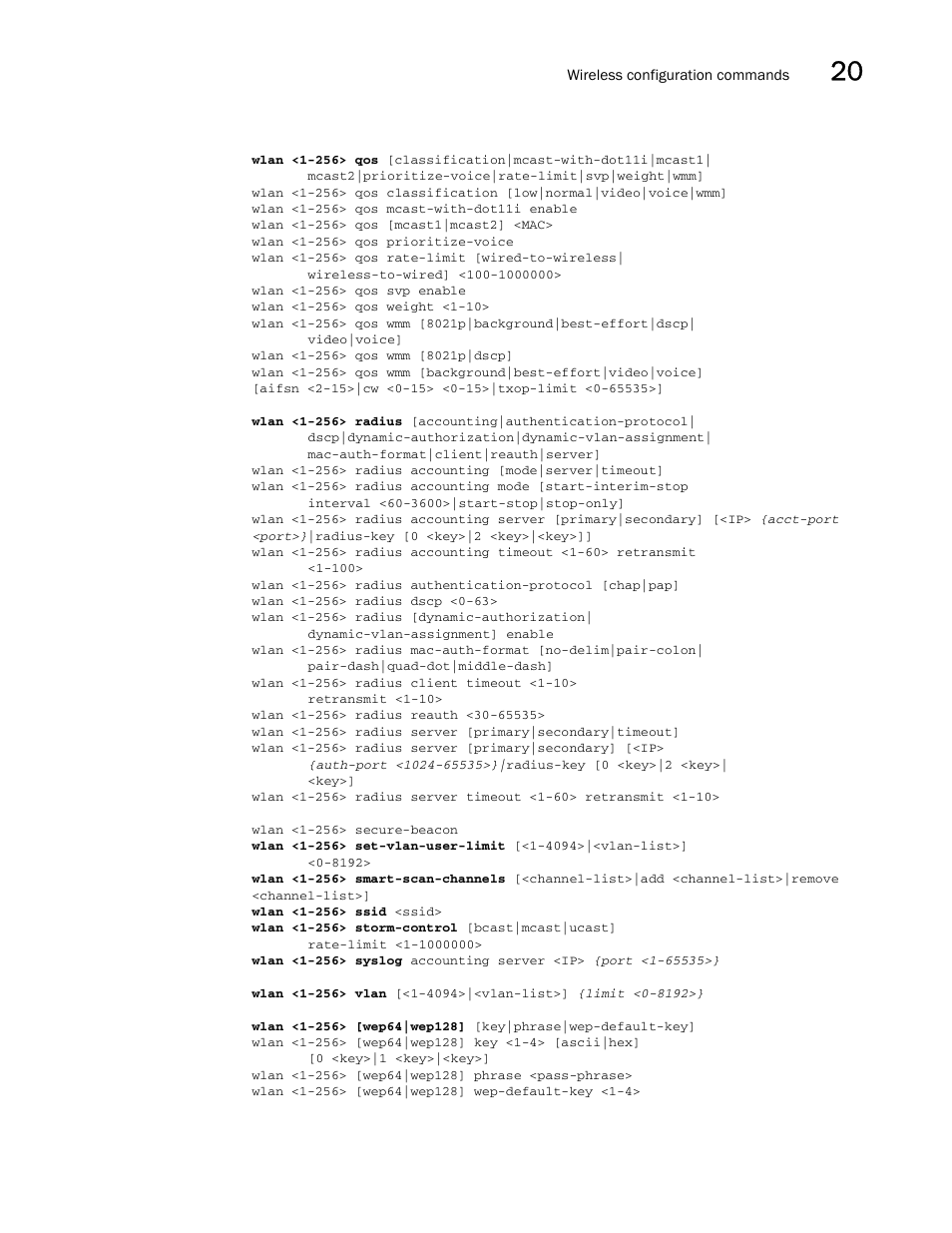 Brocade Communications Systems RFS6000 User Manual | Page 685 / 839