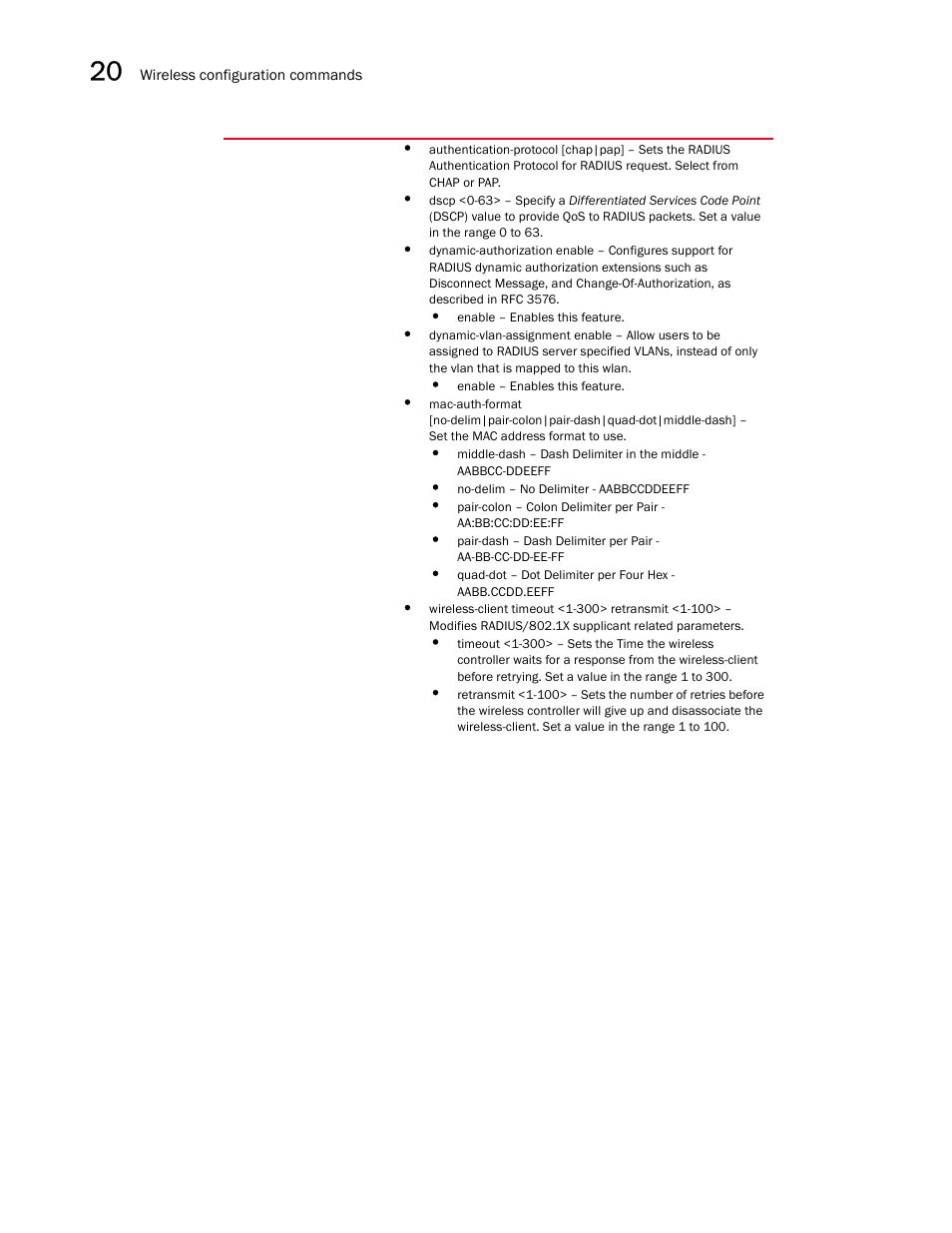 Brocade Communications Systems RFS6000 User Manual | Page 696 / 839