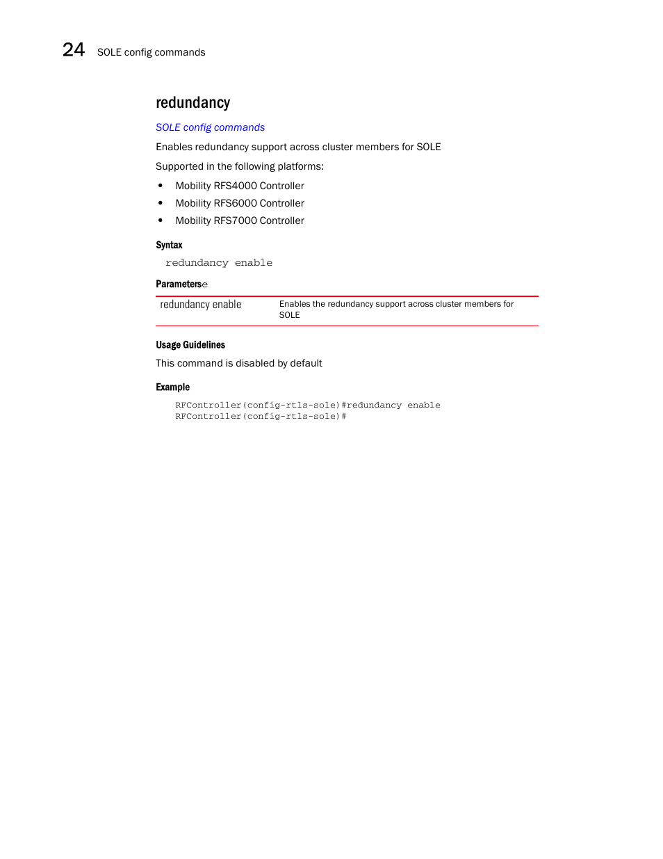 Redundancy | Brocade Communications Systems RFS6000 User Manual | Page 762 / 839