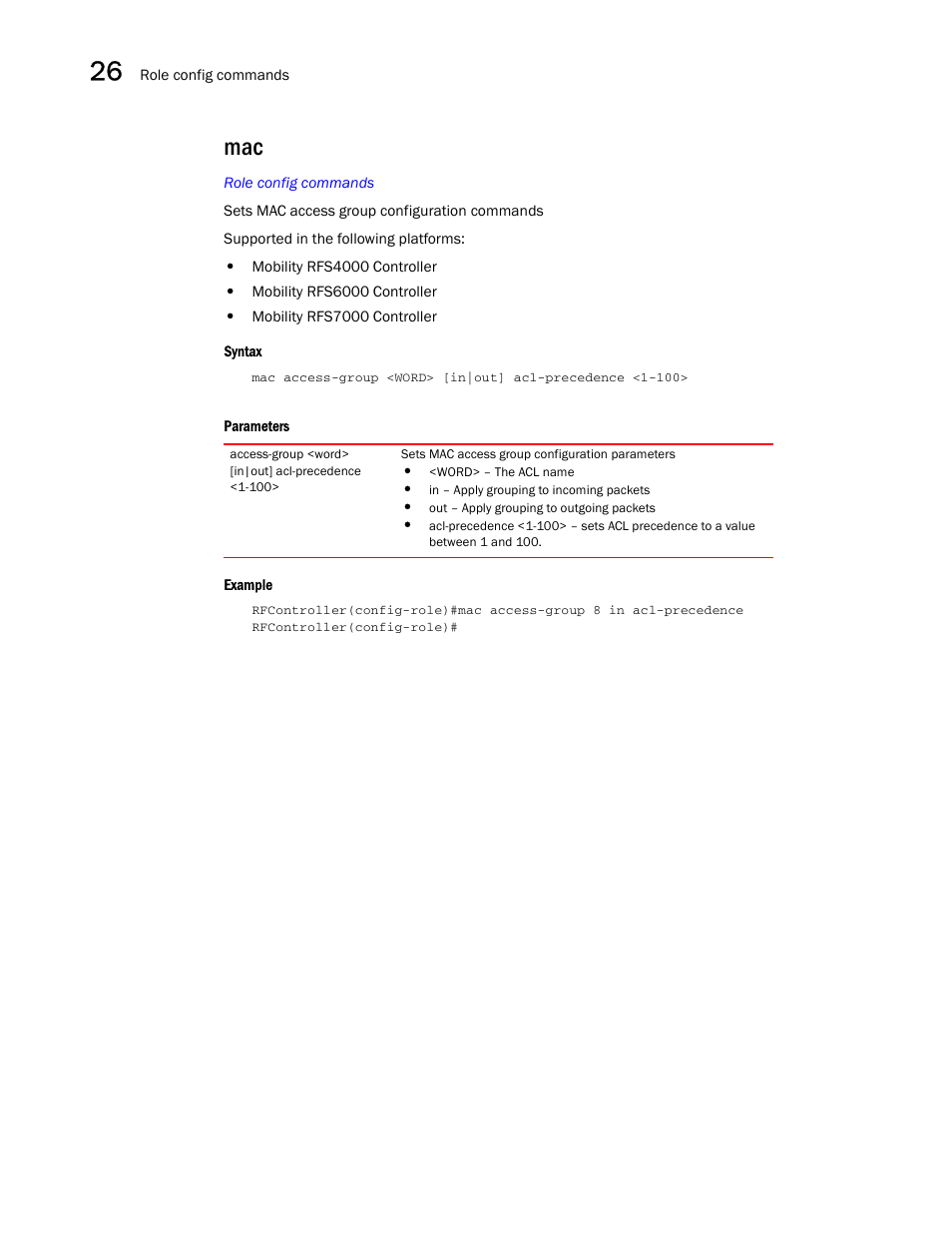 Brocade Communications Systems RFS6000 User Manual | Page 810 / 839