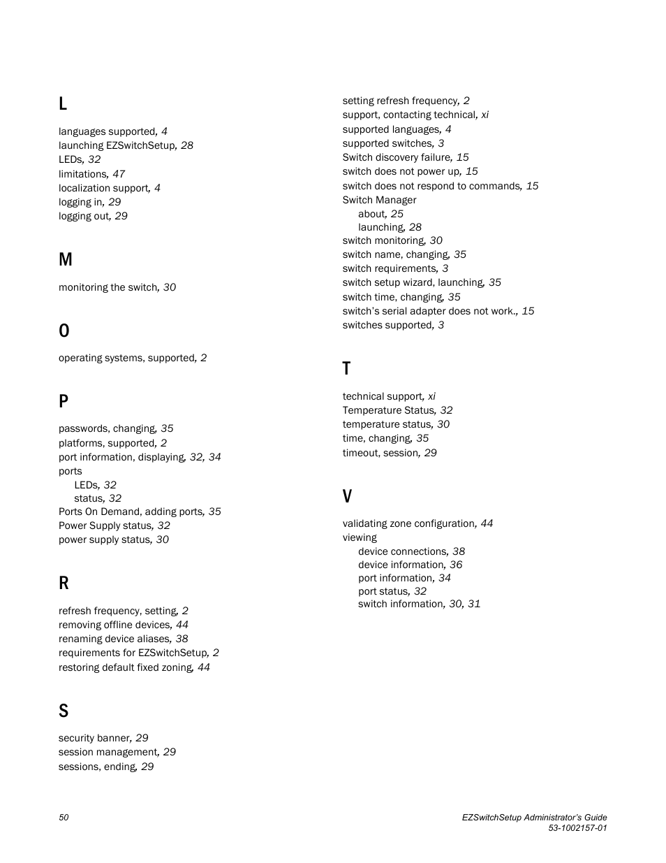 Brocade Communications Systems Brocade EZSwitchSetup 5100 User Manual | Page 62 / 64