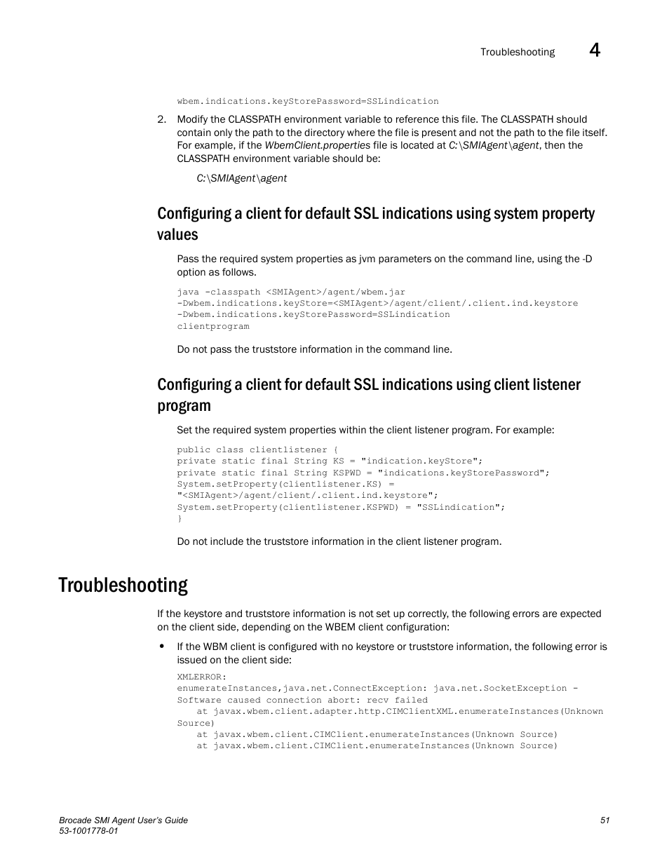 Troubleshooting | Brocade Communications Systems 53-1001778-01 User Manual | Page 67 / 90