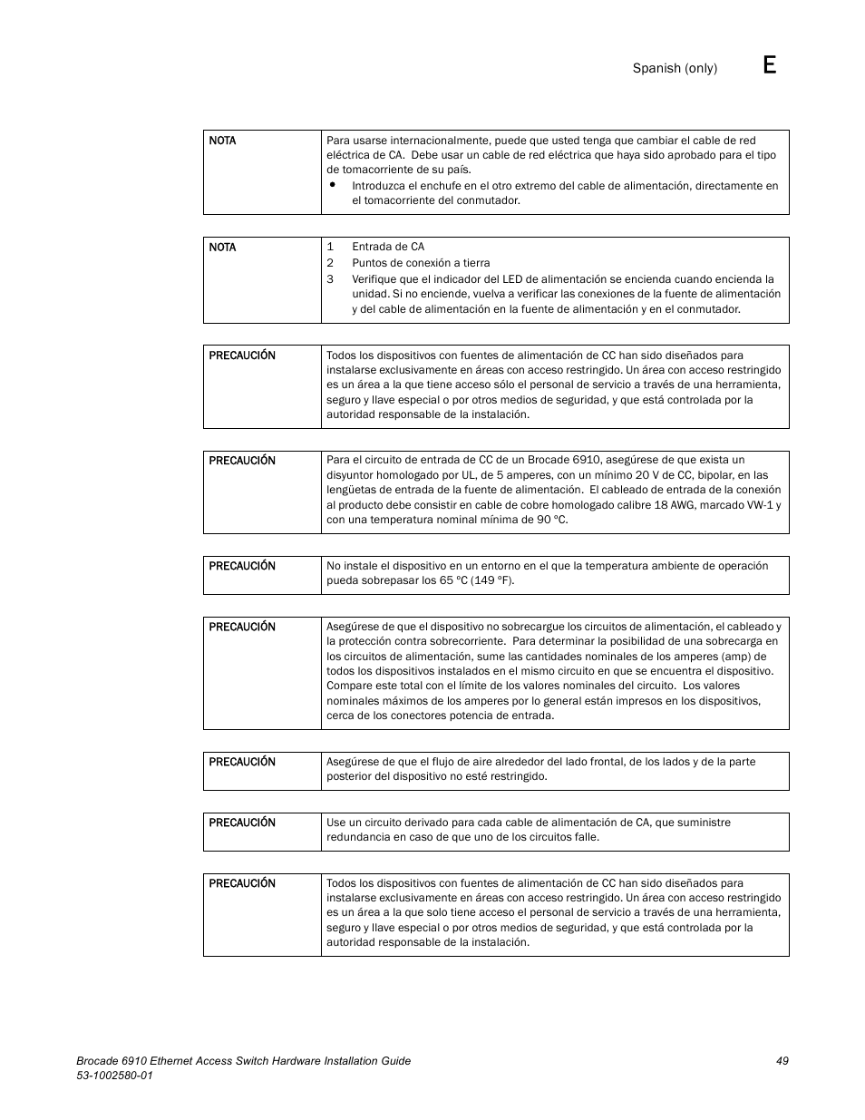 Brocade Communications Systems Brocade 6910 Ethernet Access Switch 53-1002580-01 User Manual | Page 63 / 82