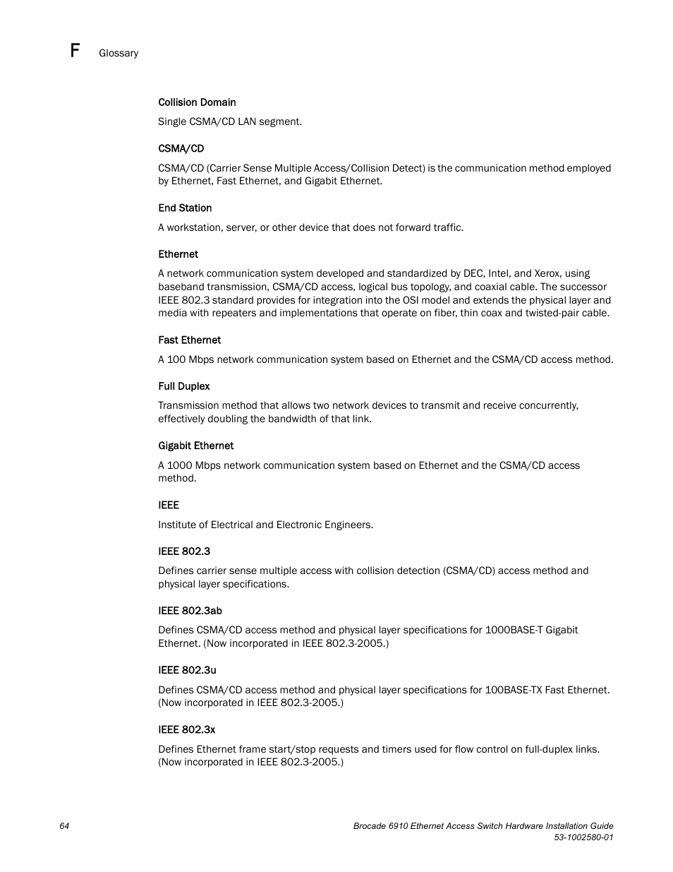 Brocade Communications Systems Brocade 6910 Ethernet Access Switch 53-1002580-01 User Manual | Page 78 / 82