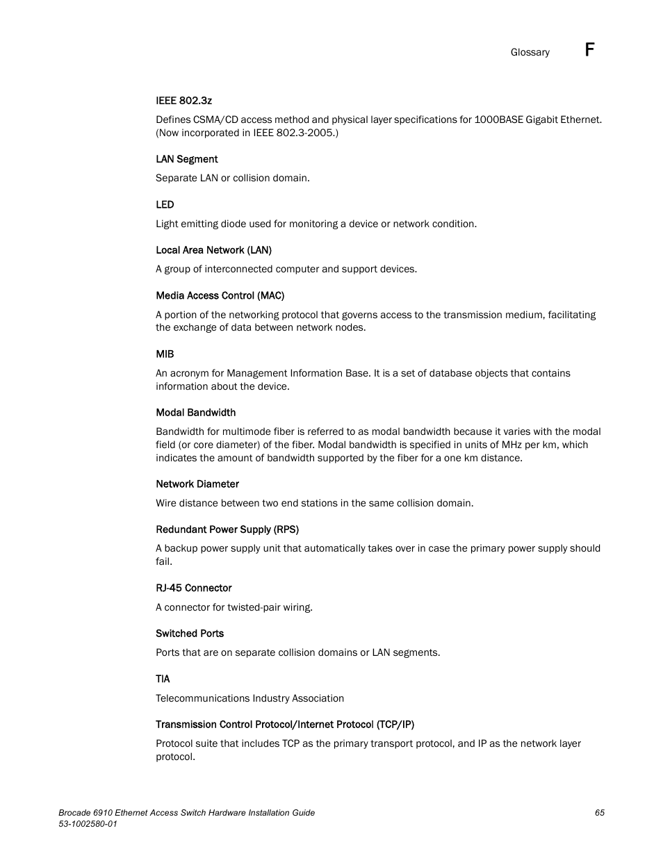 Brocade Communications Systems Brocade 6910 Ethernet Access Switch 53-1002580-01 User Manual | Page 79 / 82