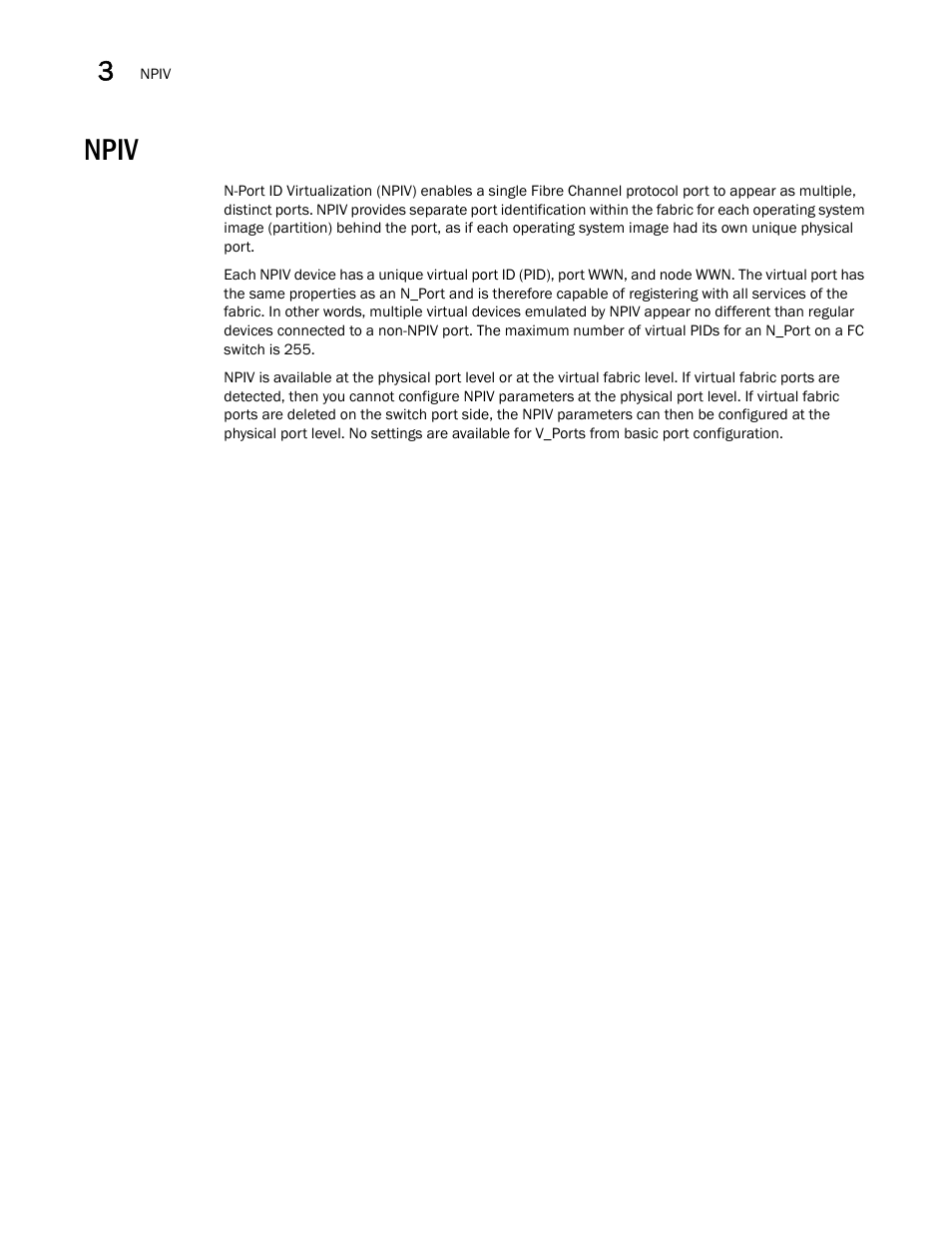 Npiv | Brocade Communications Systems 415 User Manual | Page 58 / 186