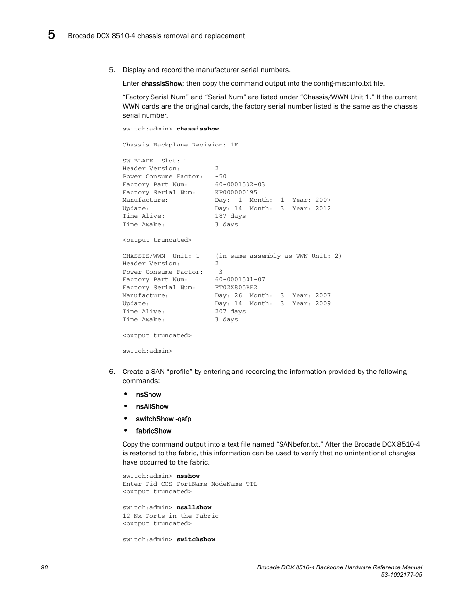 Brocade Communications Systems Brocade Backbone DCX 8510-4 User Manual | Page 118 / 168