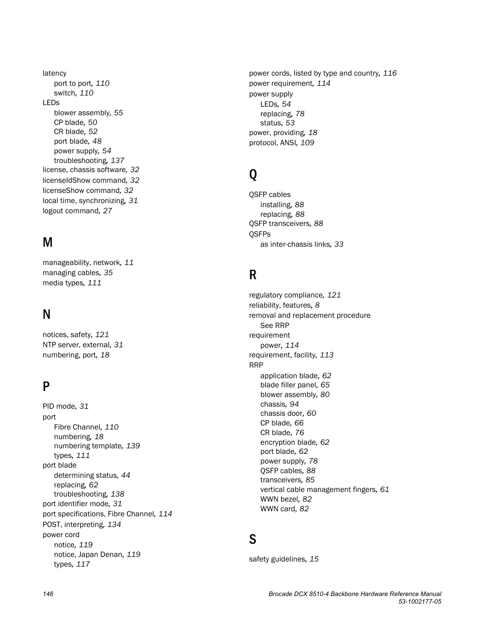 Brocade Communications Systems Brocade Backbone DCX 8510-4 User Manual | Page 166 / 168