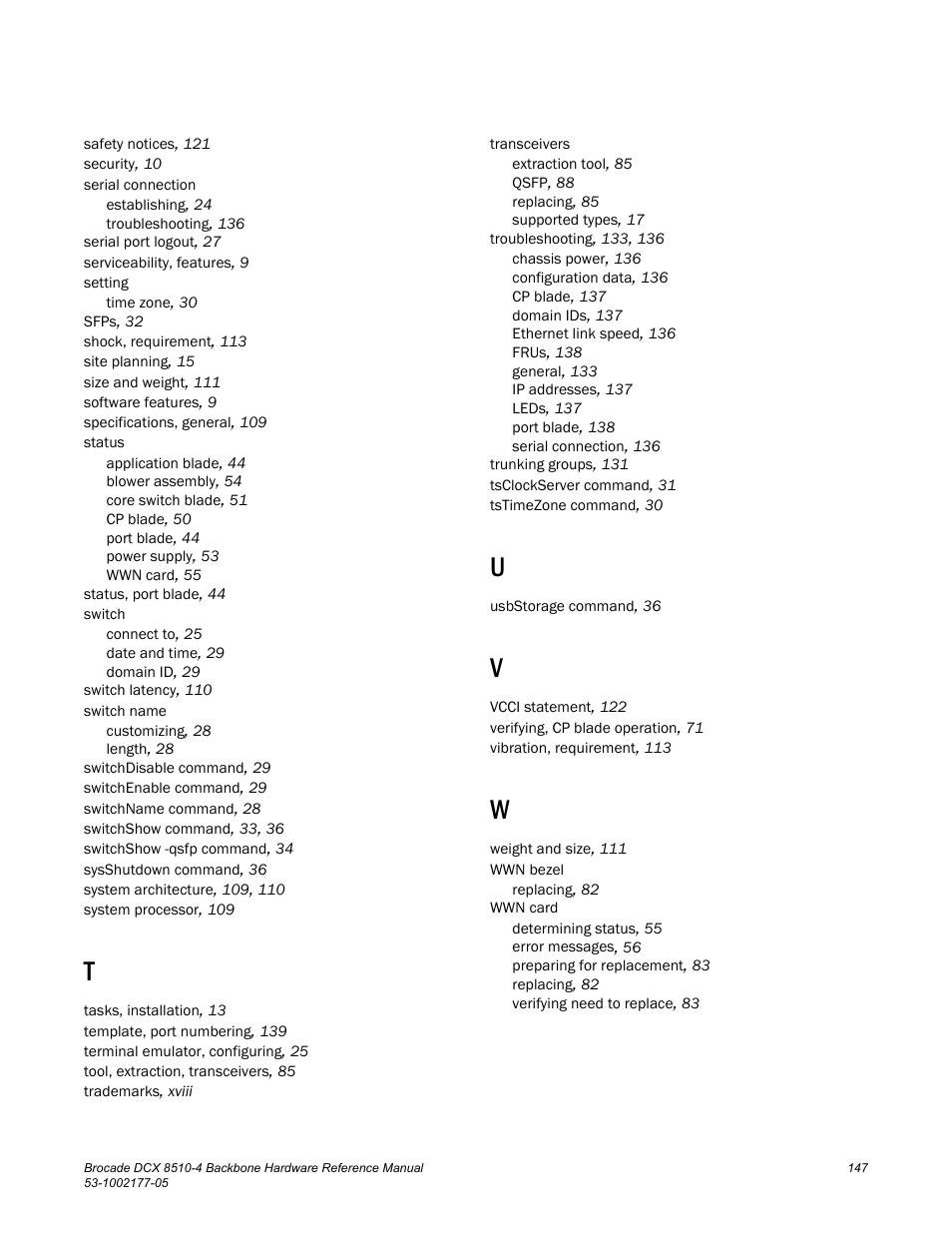 Brocade Communications Systems Brocade Backbone DCX 8510-4 User Manual | Page 167 / 168