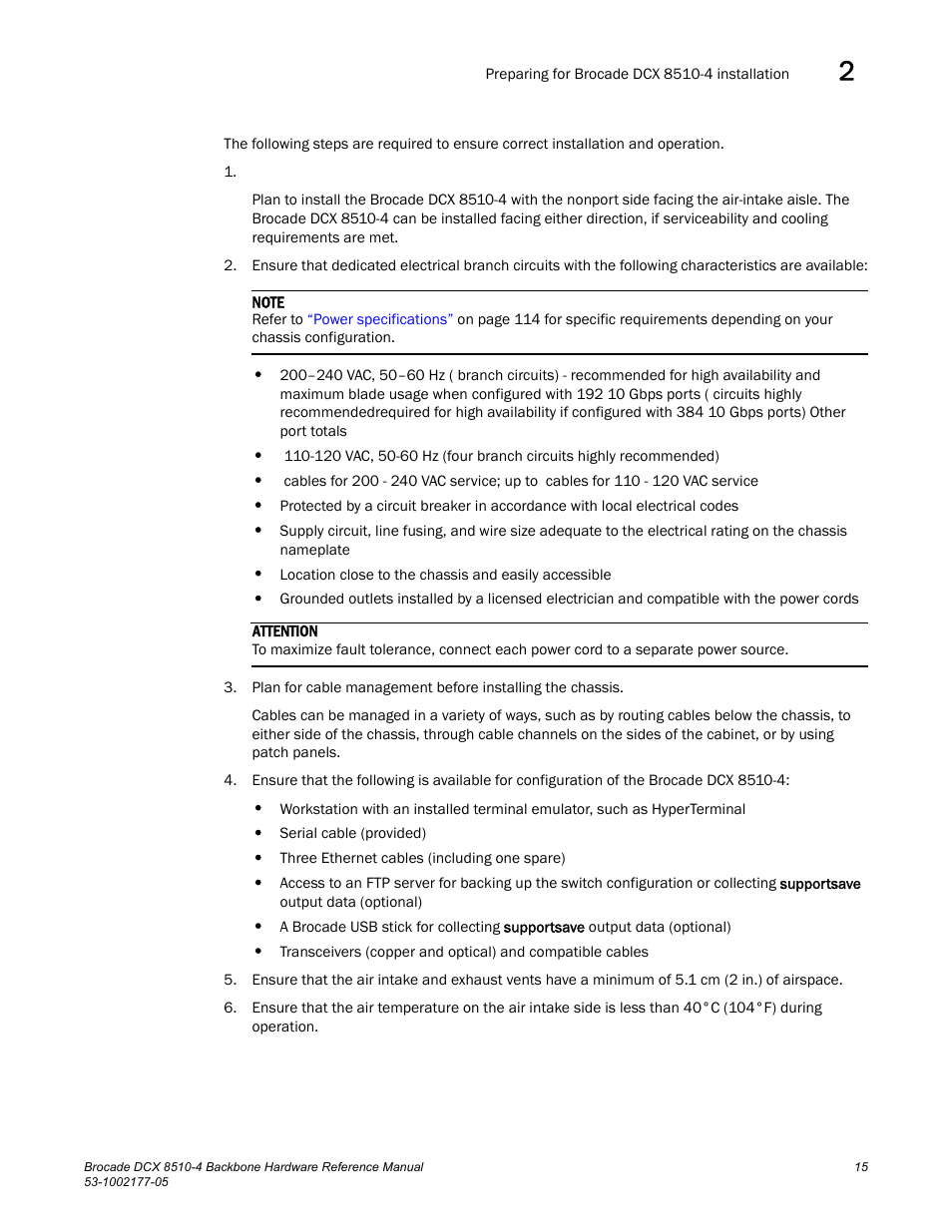 Brocade Communications Systems Brocade Backbone DCX 8510-4 User Manual | Page 35 / 168