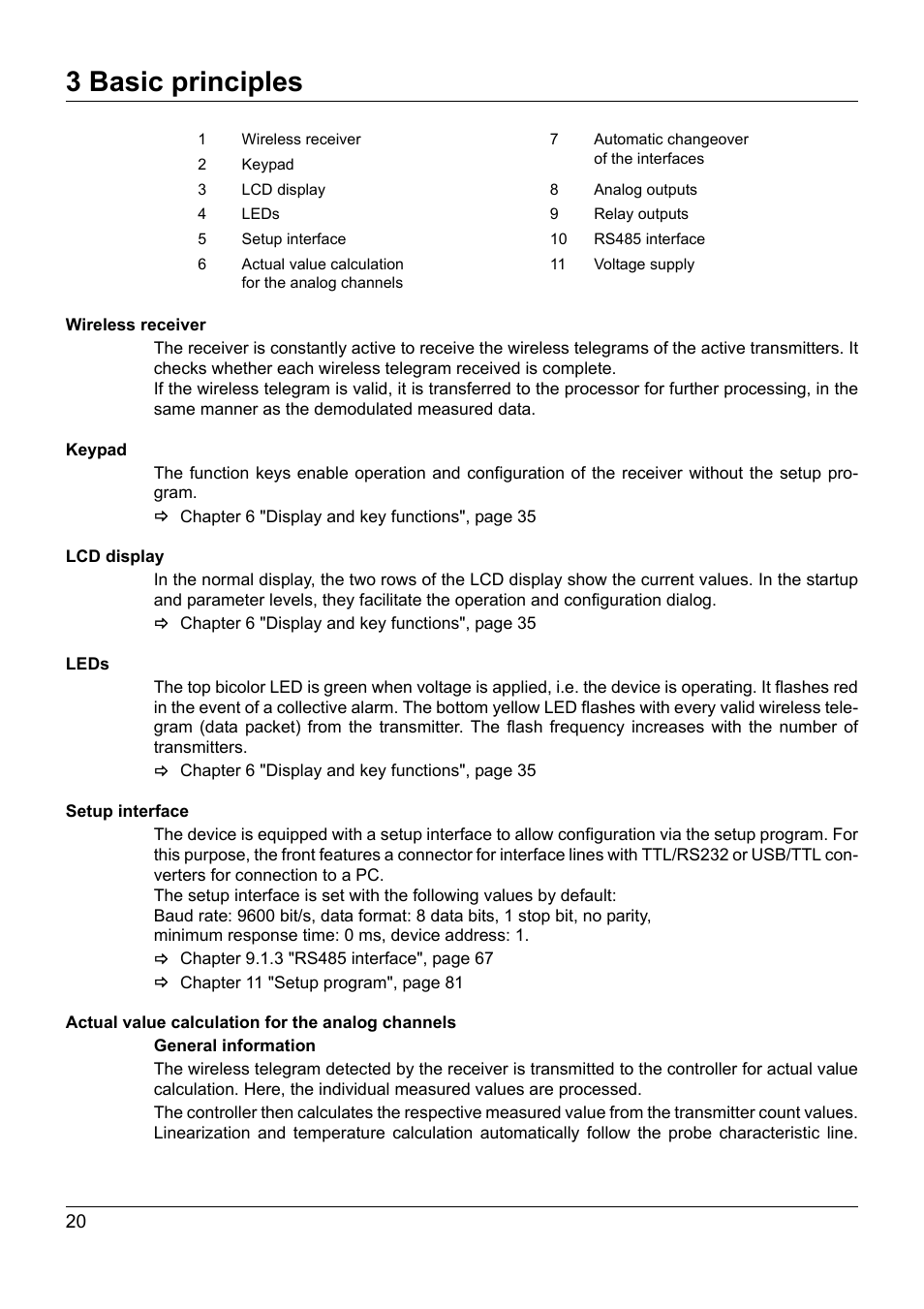 3 basic principles | JUMO 902931 Wtrans Receiver with Wireless Data Transmission Operating Manual User Manual | Page 20 / 104