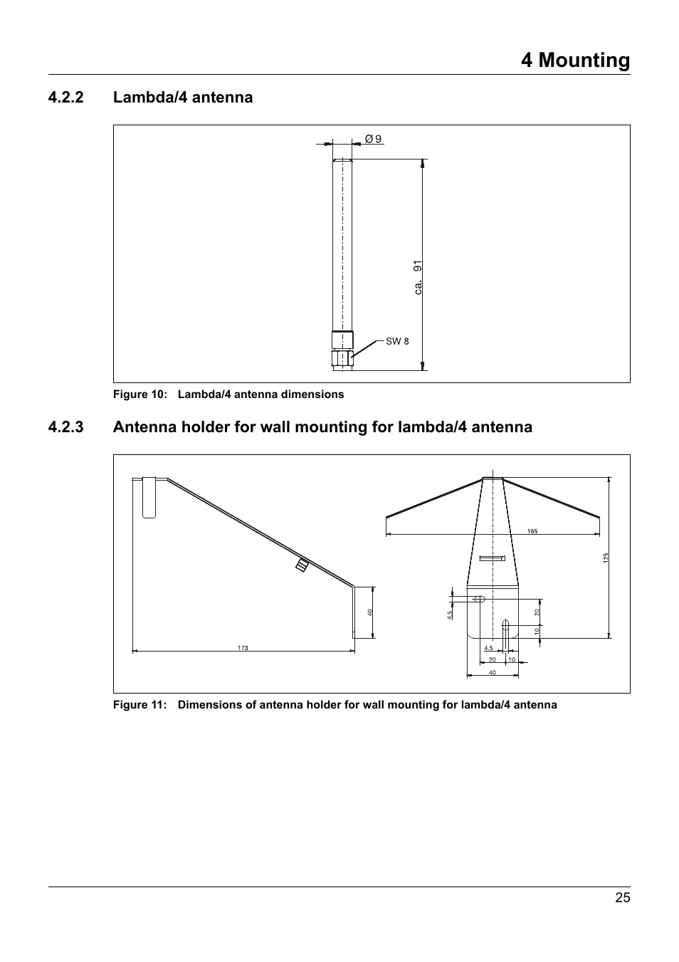 4 mounting | JUMO 902931 Wtrans Receiver with Wireless Data Transmission Operating Manual User Manual | Page 25 / 104
