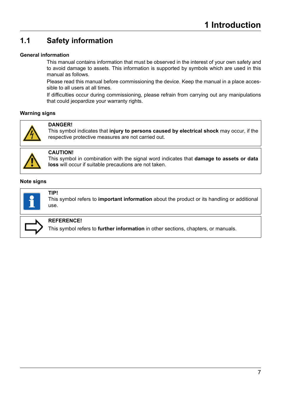 1 introduction, 1 safety information | JUMO 902931 Wtrans Receiver with Wireless Data Transmission Operating Manual User Manual | Page 7 / 104