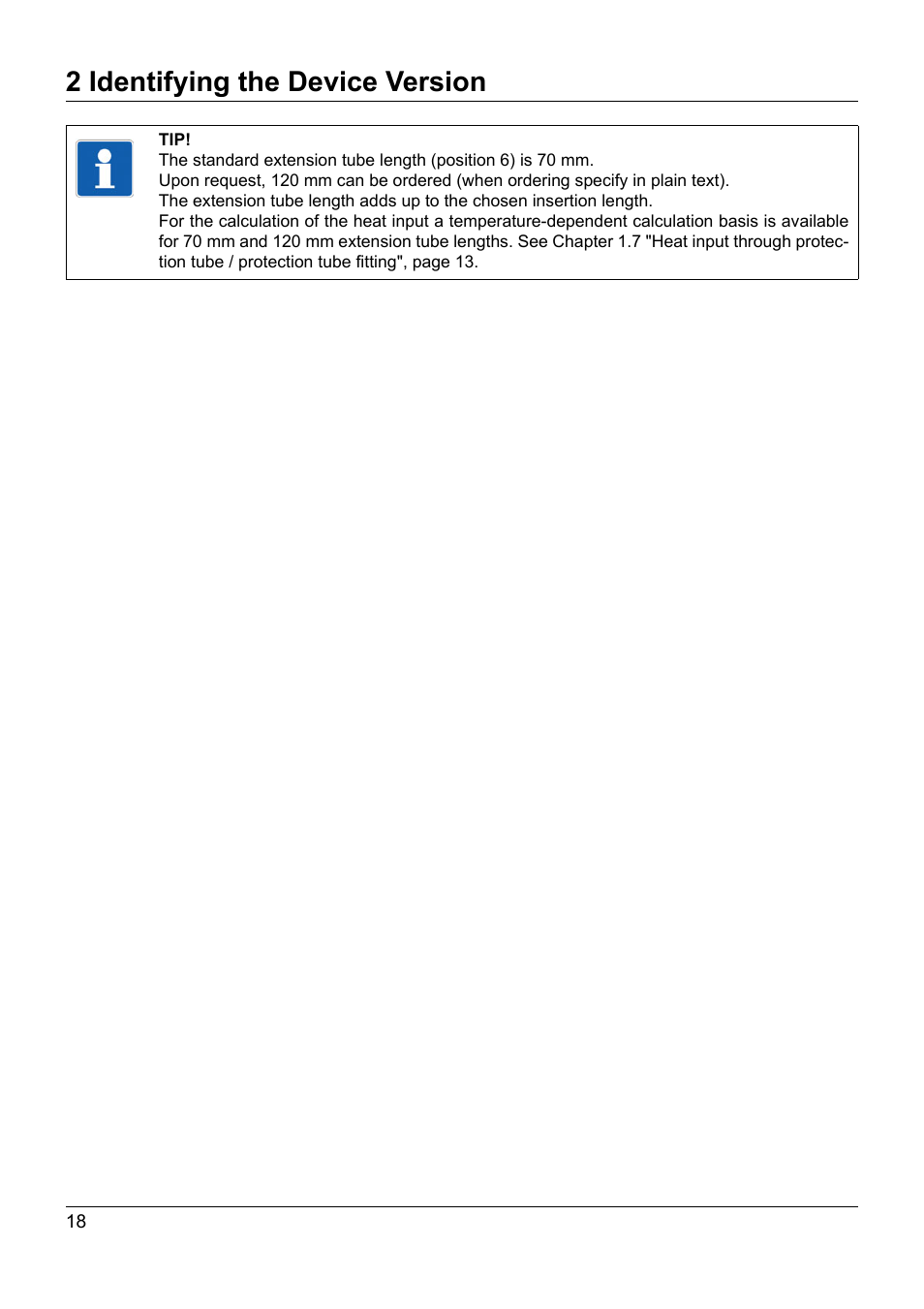 2 identifying the device version | JUMO 902930 Wtrans Transmitter RTD Temperature Probe with Ex approval Operating Manual User Manual | Page 18 / 48