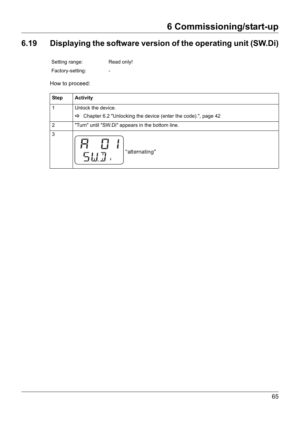6 commissioning/start-up | JUMO 902940 DELOS T Electronic Temperature Switch with Display and Analog Output Operating Manual User Manual | Page 65 / 76