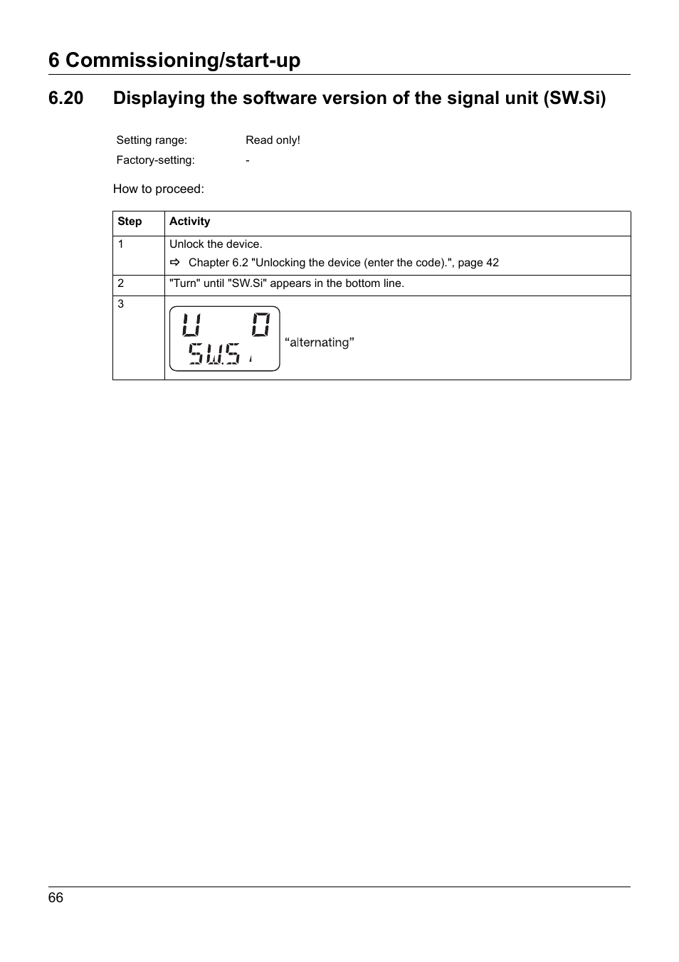 6 commissioning/start-up | JUMO 902940 DELOS T Electronic Temperature Switch with Display and Analog Output Operating Manual User Manual | Page 66 / 76